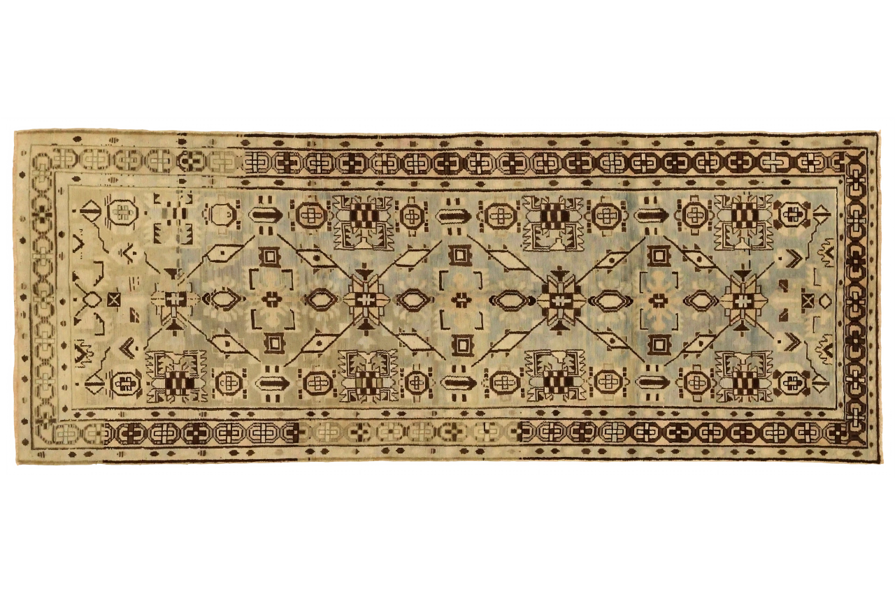 Antique Persian Malayer Traditional Rug 75772