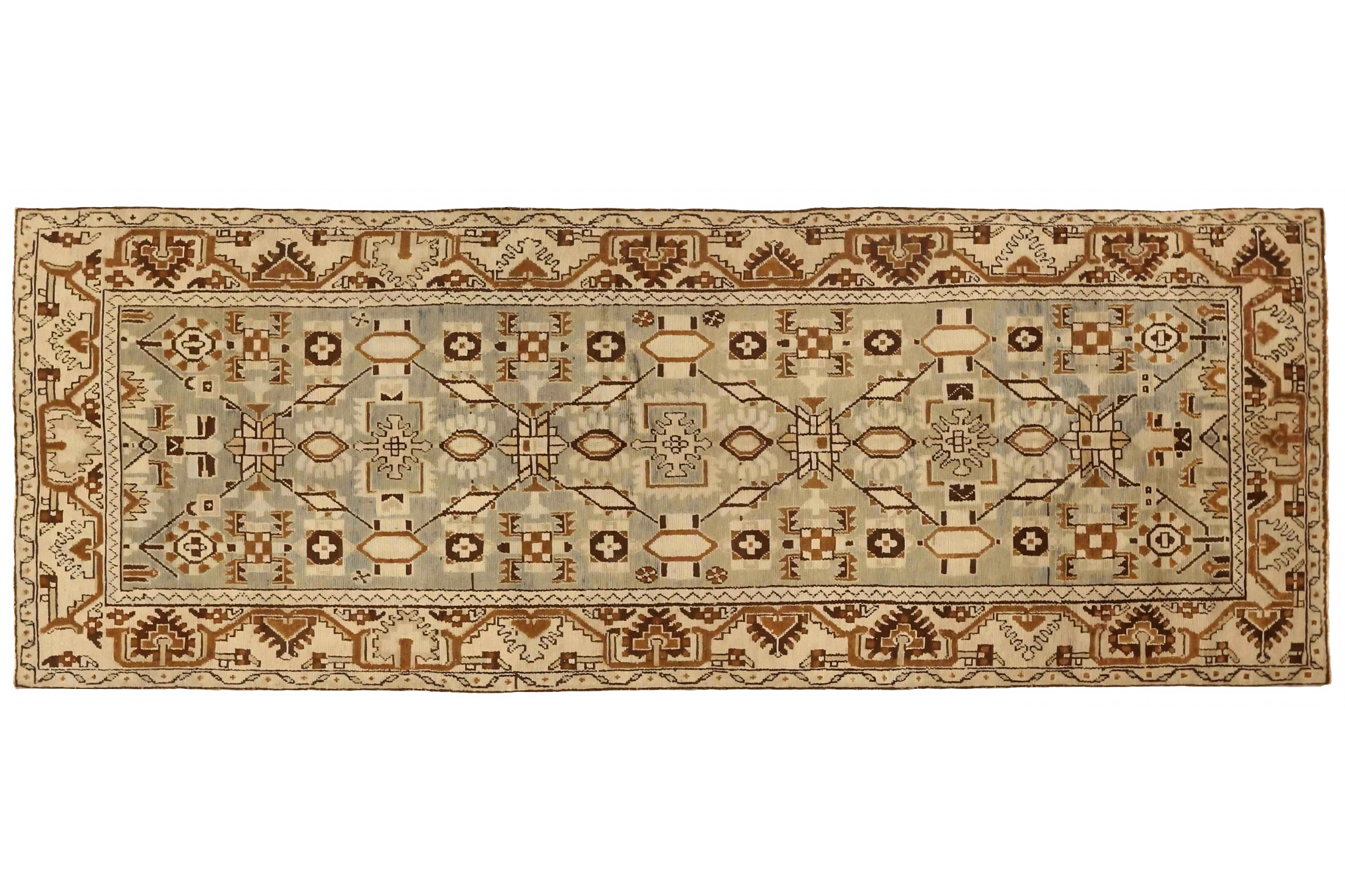 Antique Persian Malayer Traditional Rug 75780