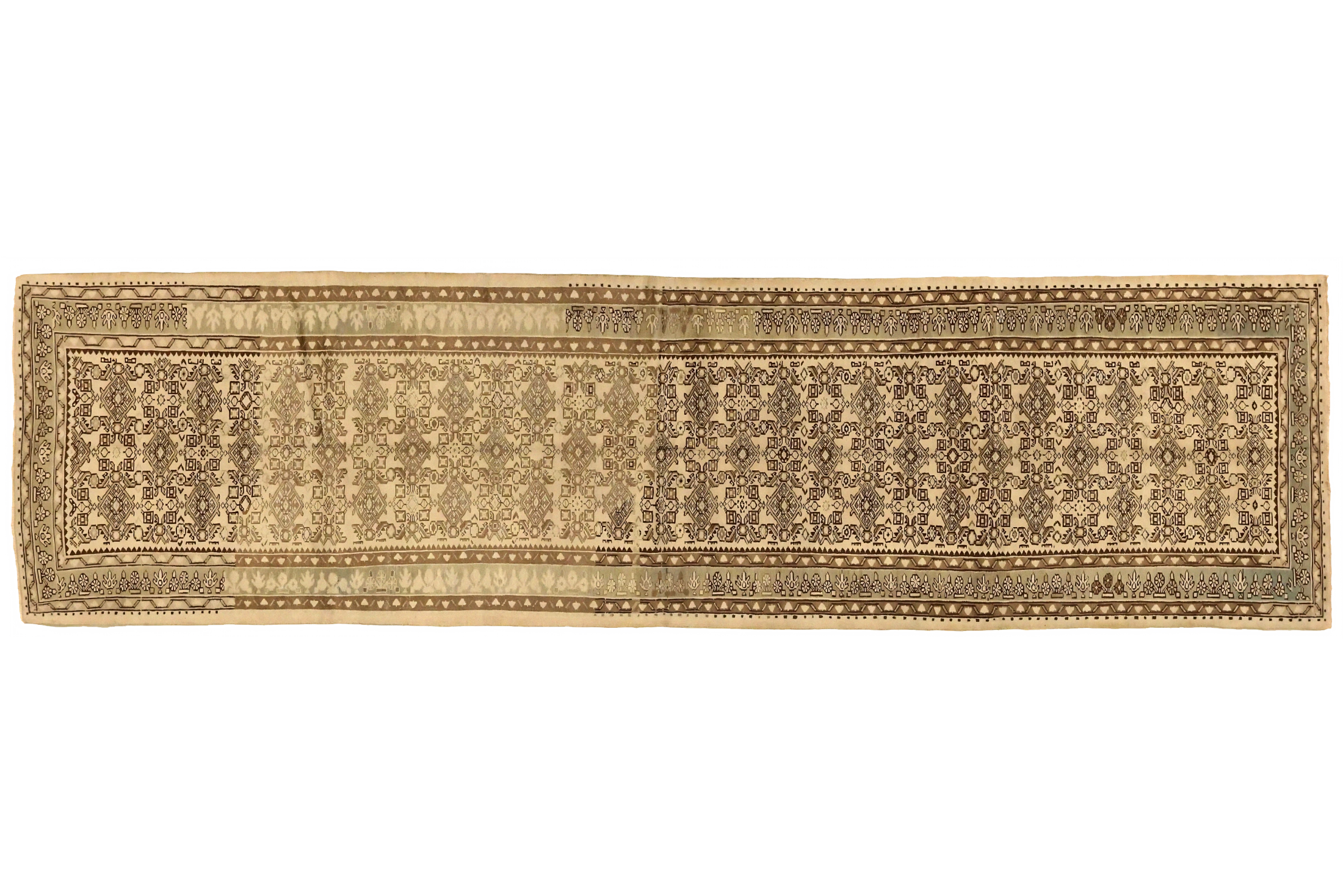 Antique Persian Transitional Rug 75785