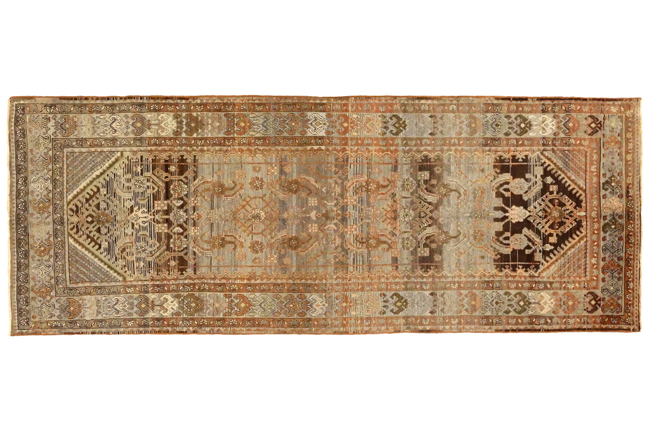 Antique Persian shahsavan Transitional Rug 75800