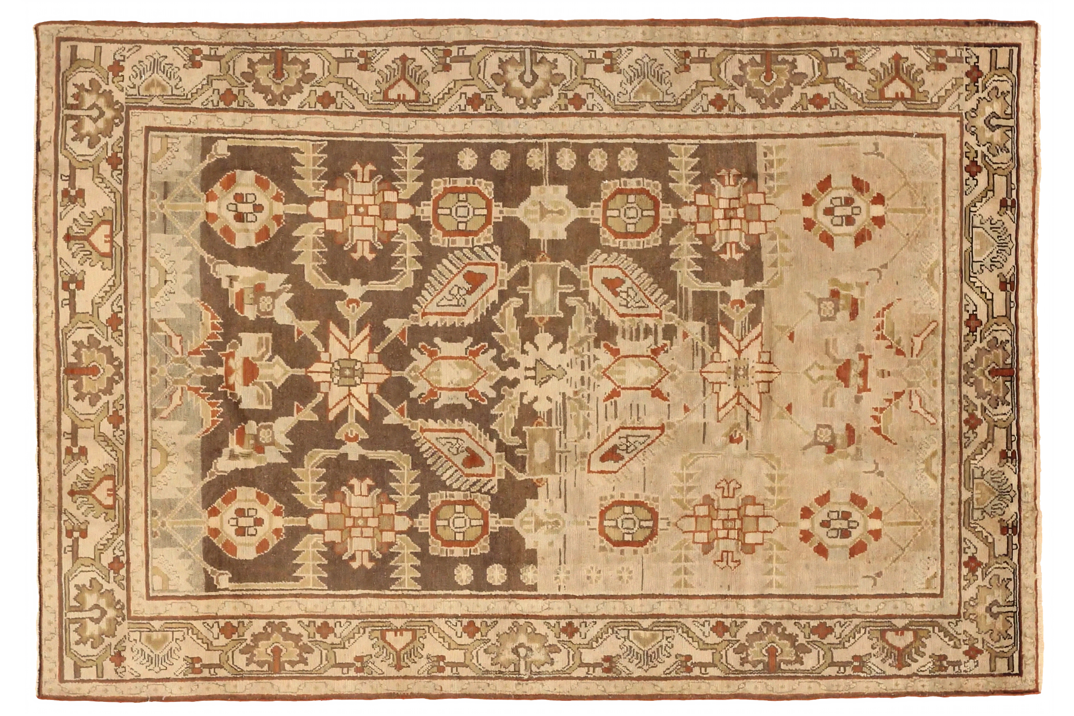 Antique Persian Malayer Transitional Rug 75806