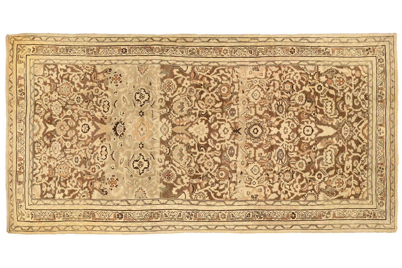 Antique Persian Hamadan Transitional Rug 75808