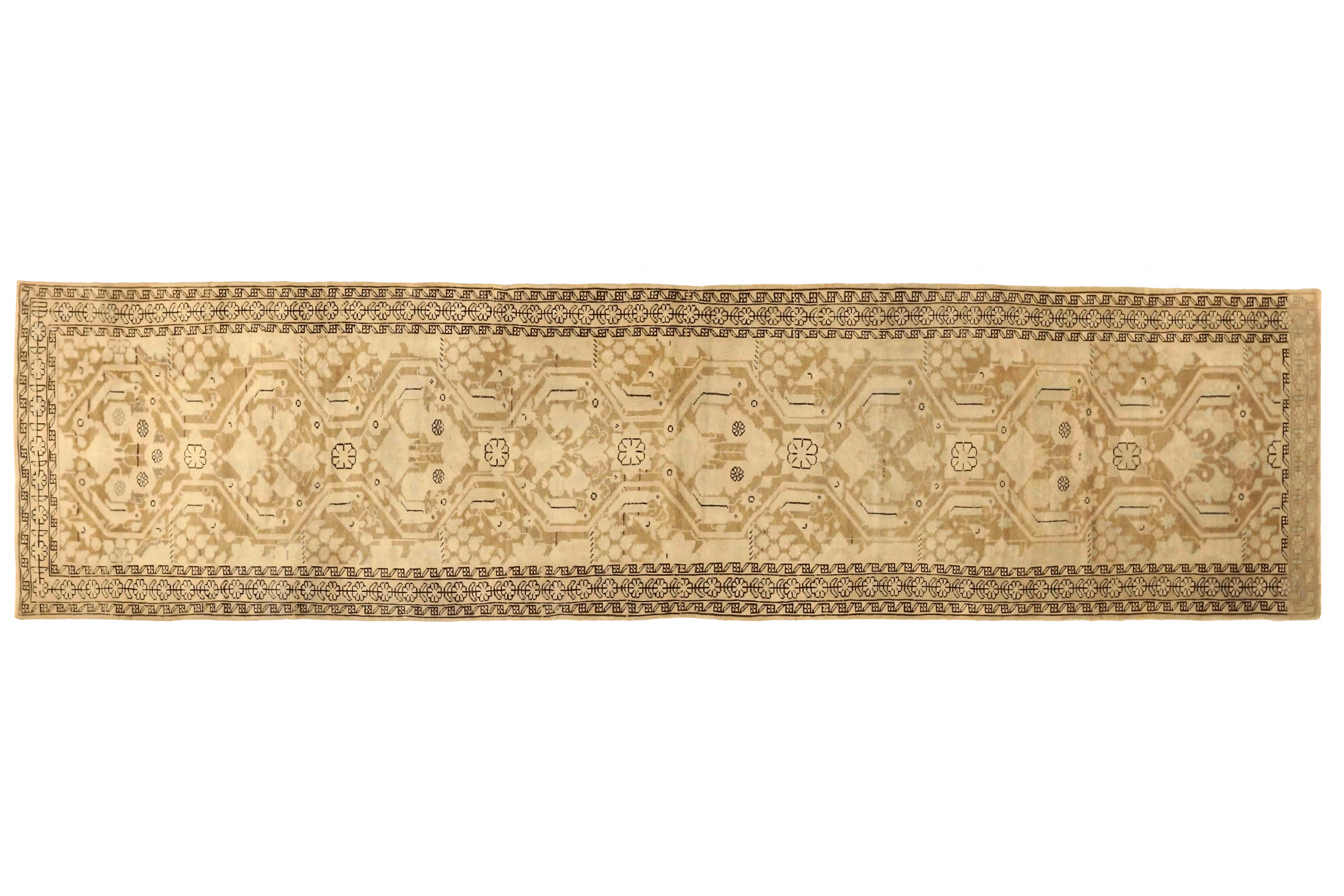 Antique Persian Malayer Traditional Rug 75813