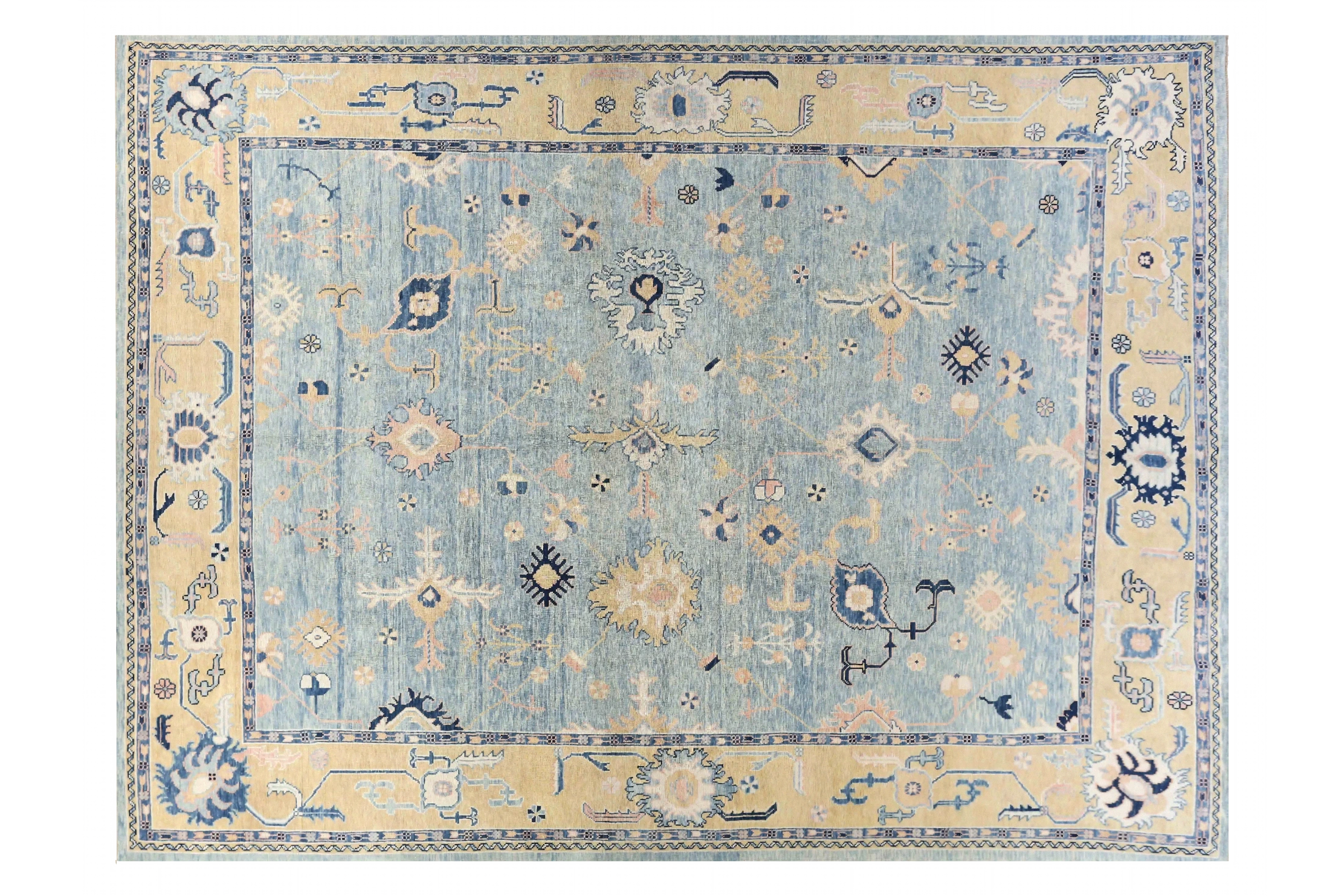 Turkey Oushak Tribal Rug 88009