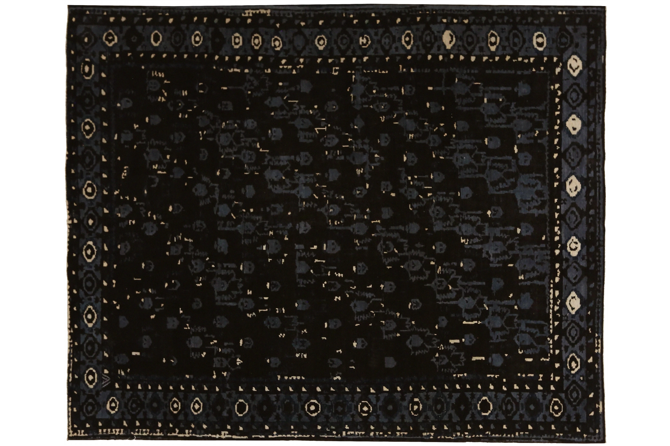 Persian Oushak Transitional Rug 88074