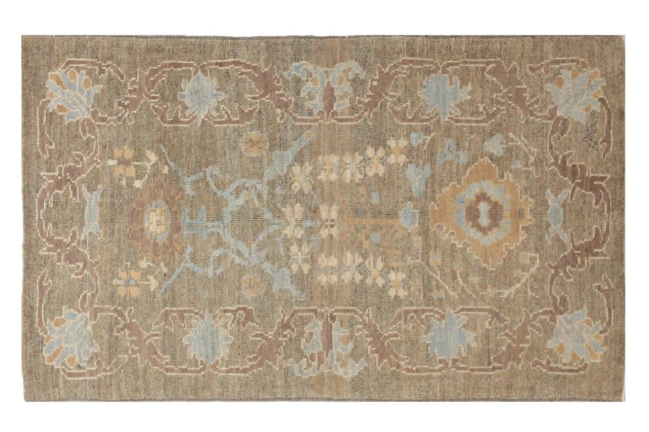 Persian Oushak Transitional Rug 88168