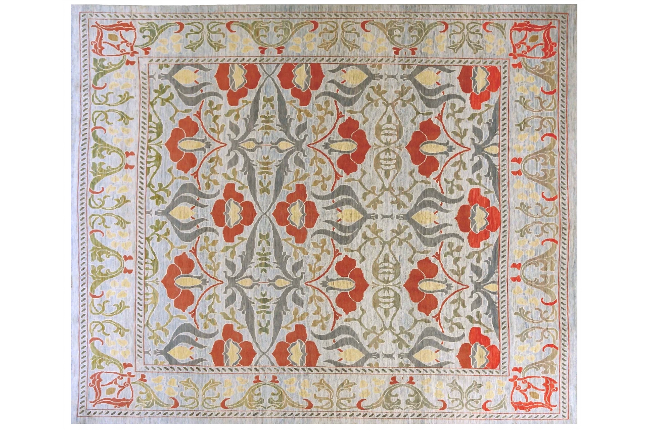 Persian Sultanabad Transitional Rug 88234