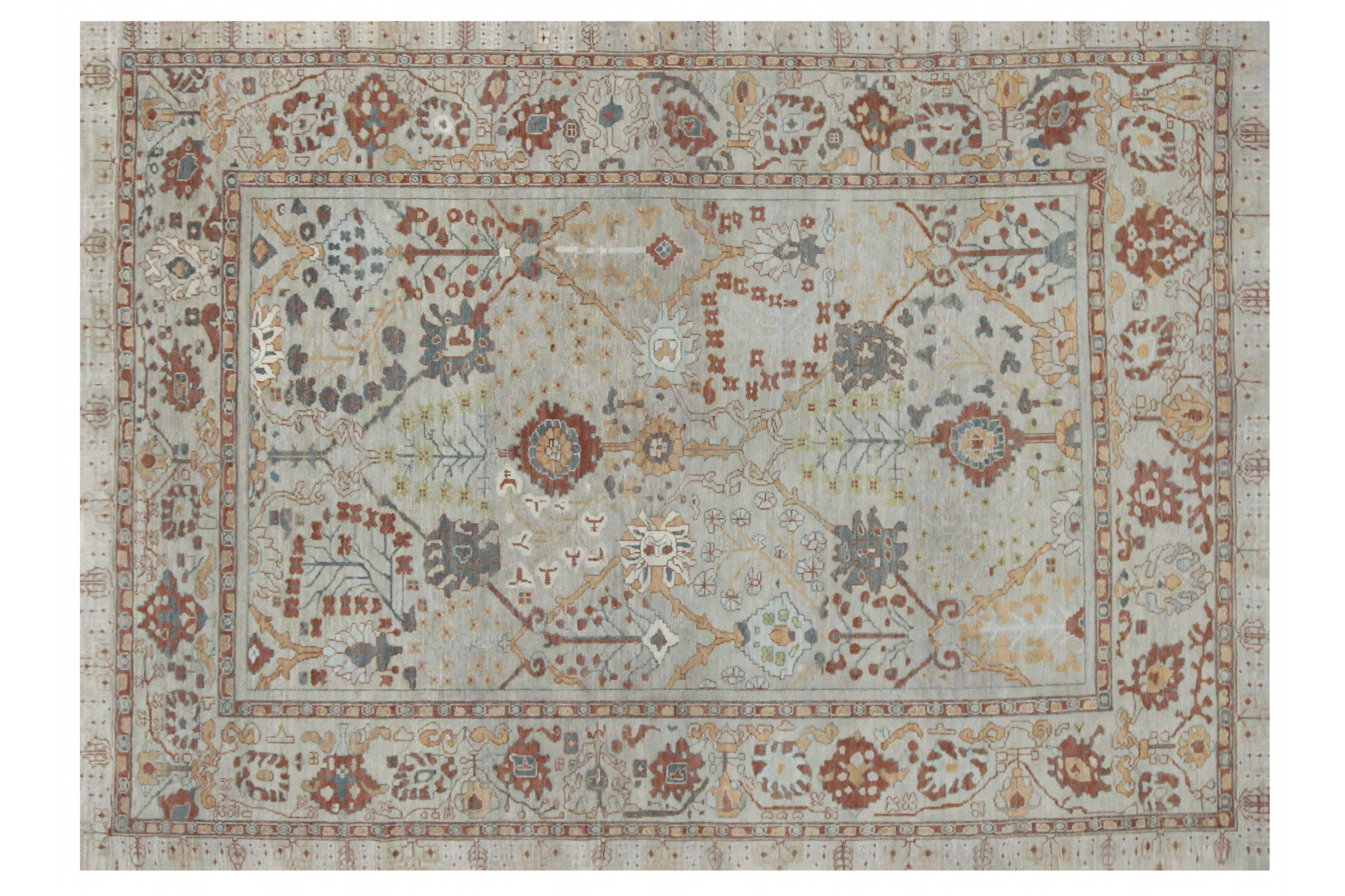 Turkey Oushak Tribal Rug 88312