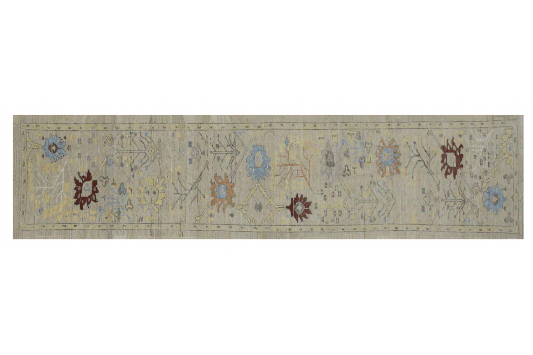 Turkey Oushak Tribal Rug 88314