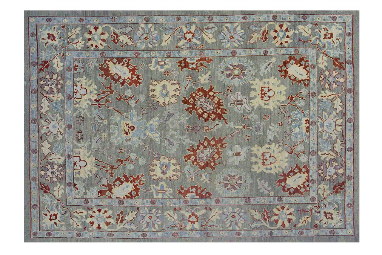 Turkey Oushak Tribal Rug 88328