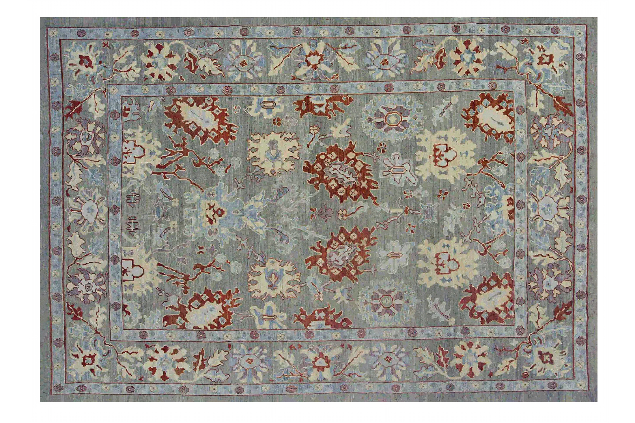 Turkey Oushak Tribal Rug 88328