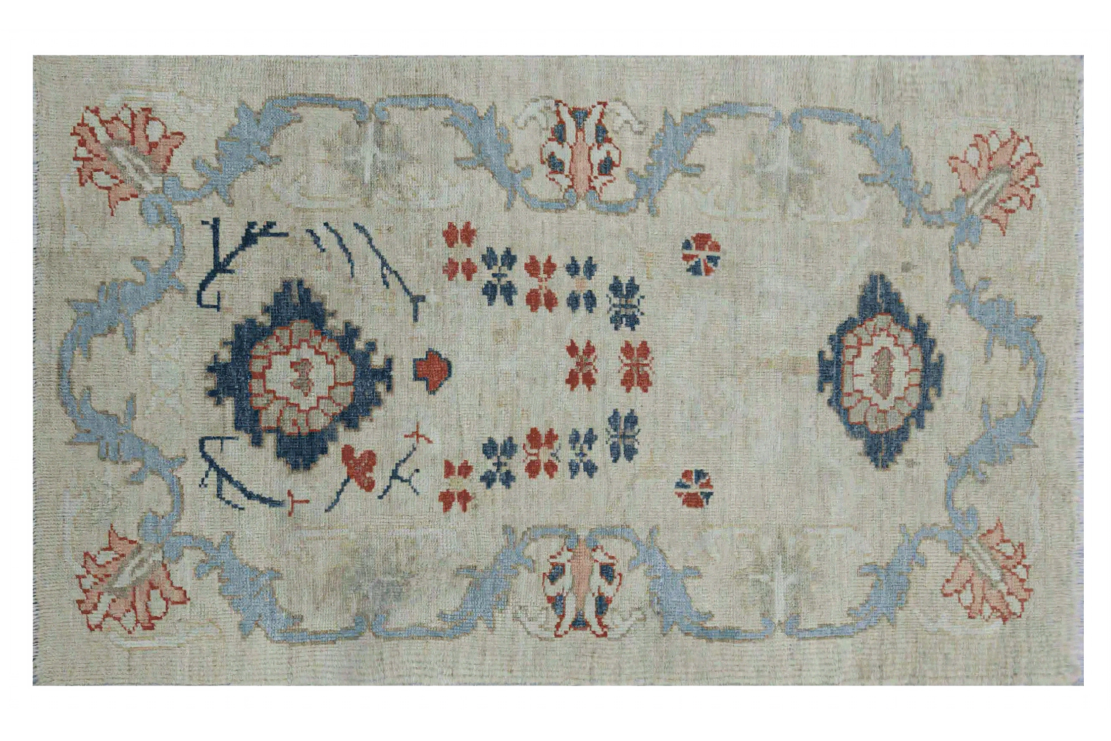 Turkey Oushak Tribal Rug 88360