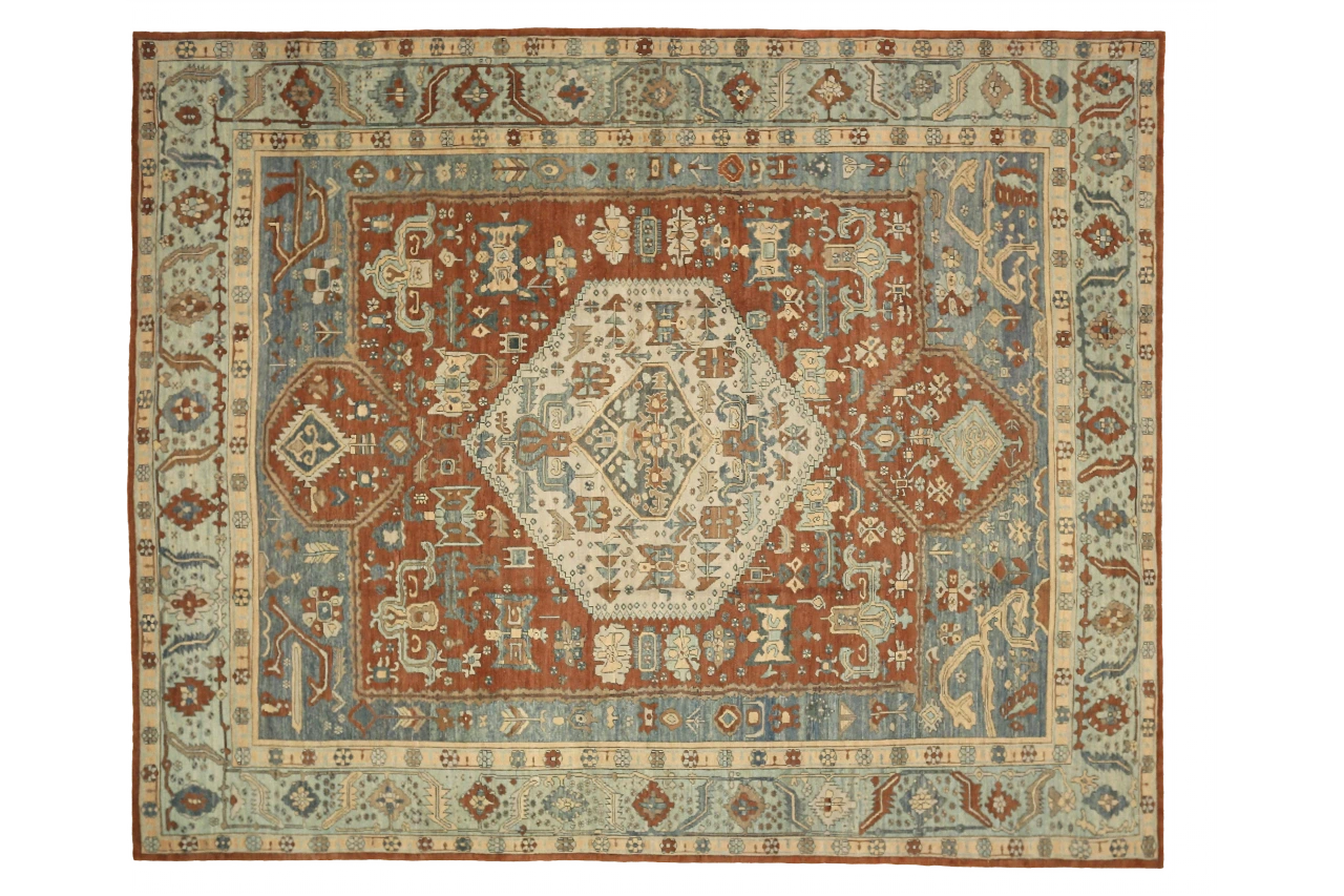 Antique Turkey Oushak Tribal Rug 88369