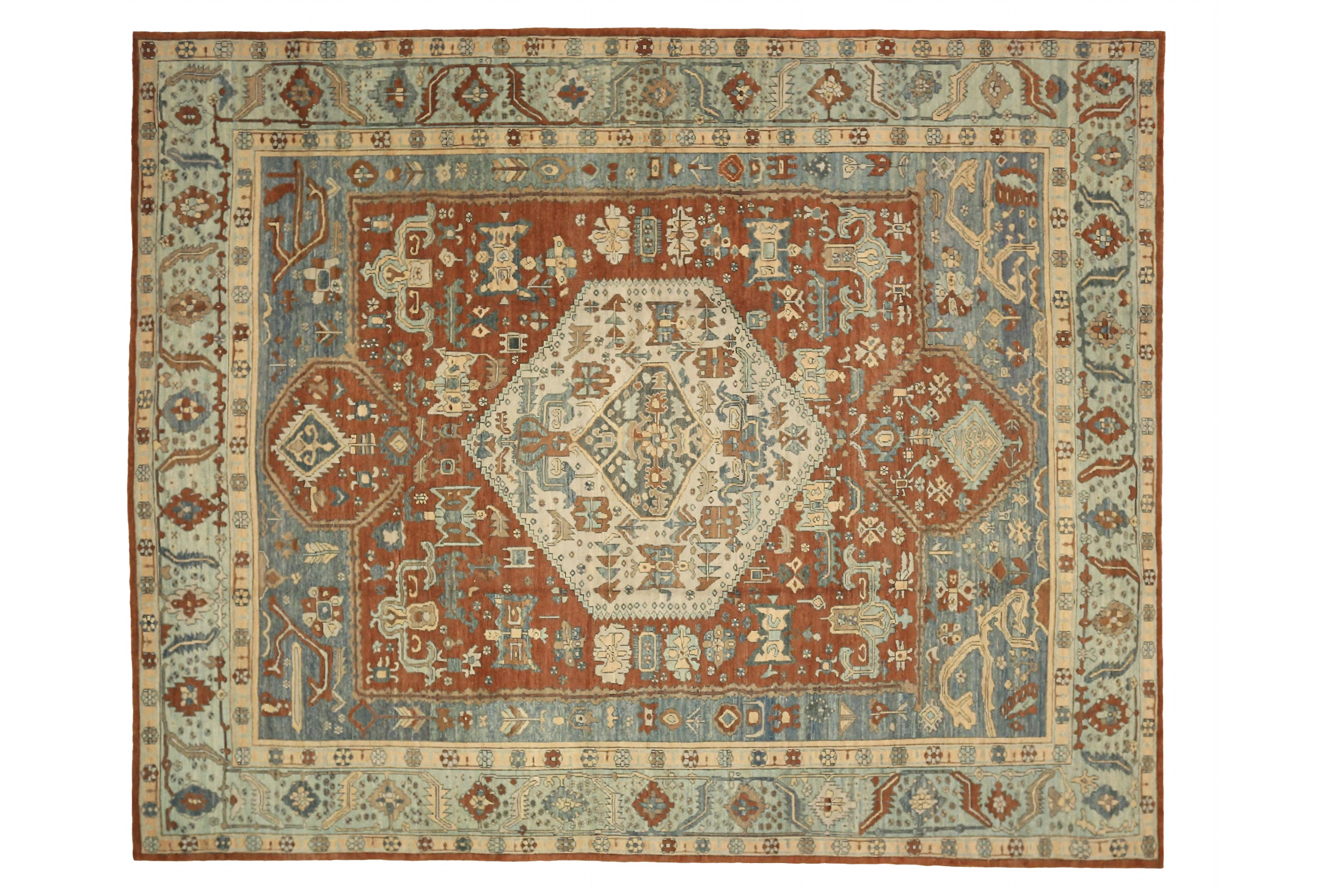 Antique Turkey Oushak Tribal Rug 88369