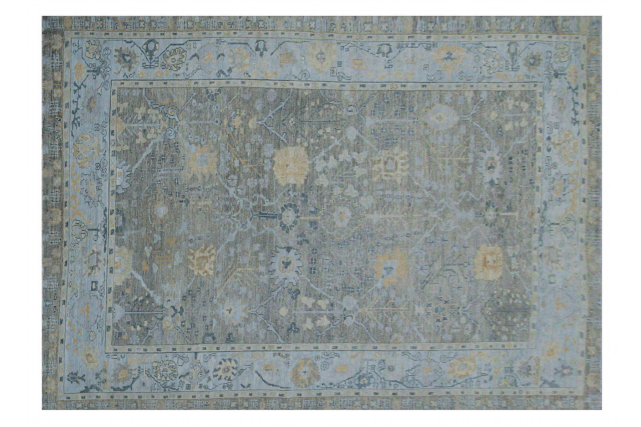 Turkey Oushak Tribal Rug 88380