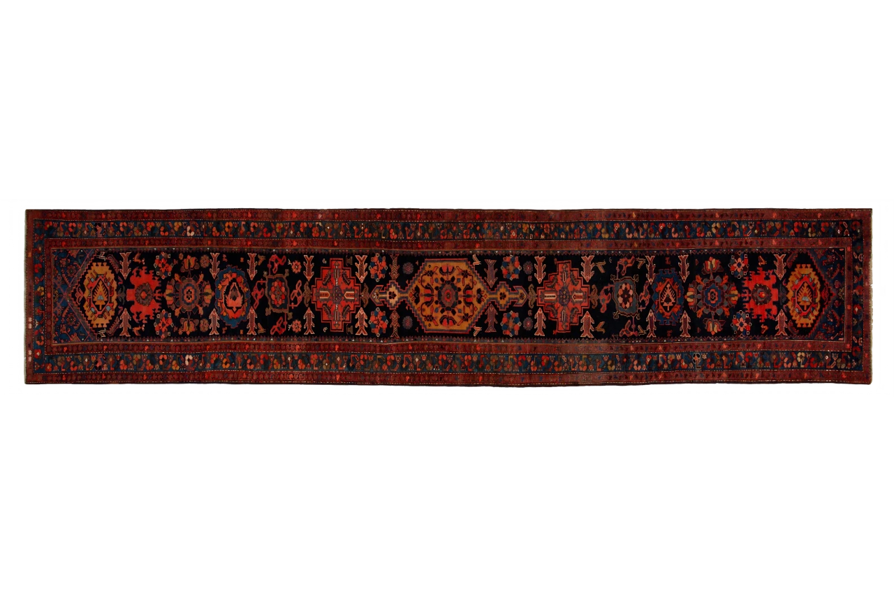 Antique Persian Zanjan Traditional Rug 88413