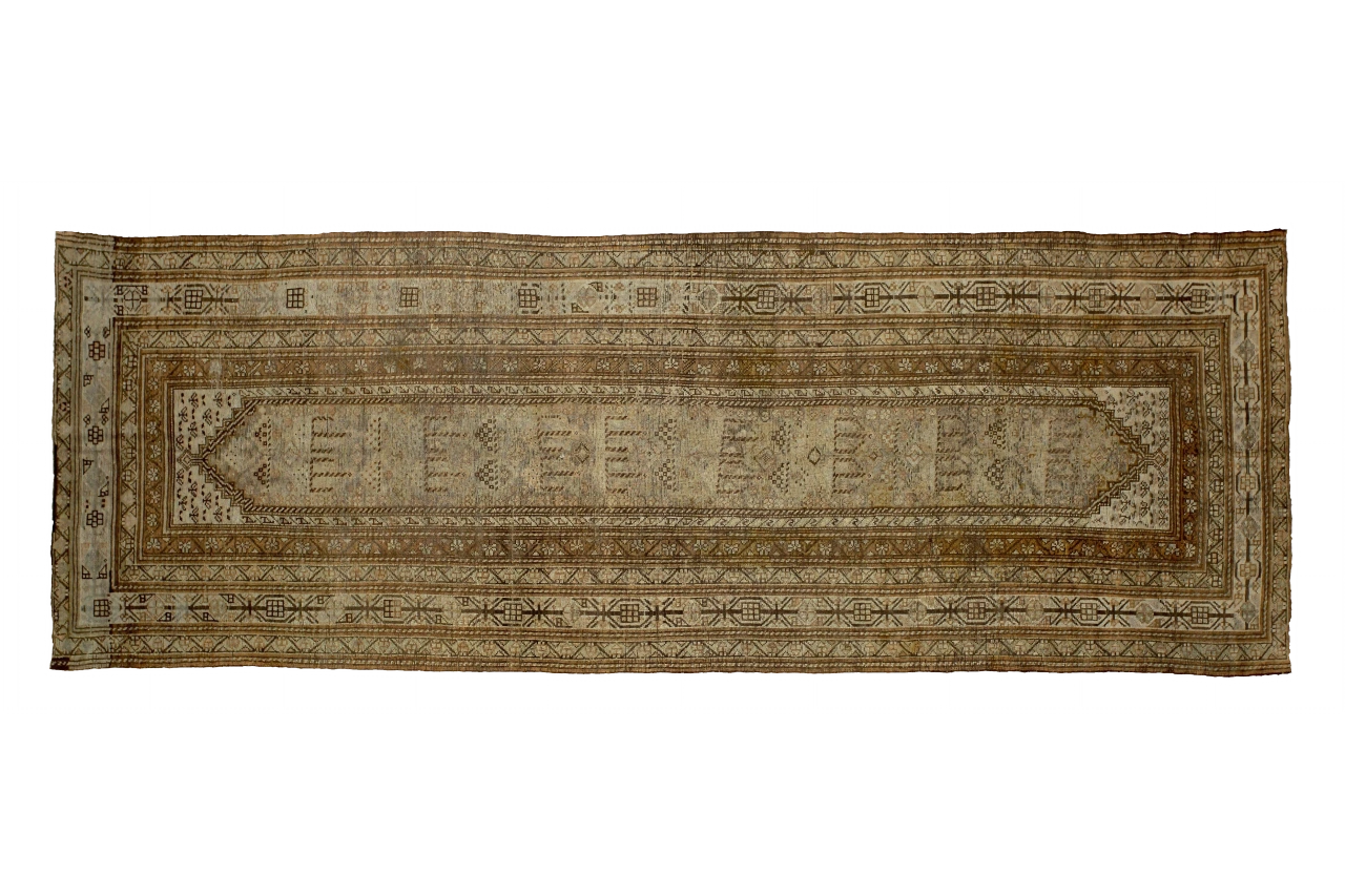 Antique Persian Shiraz Transitional Rug 88764