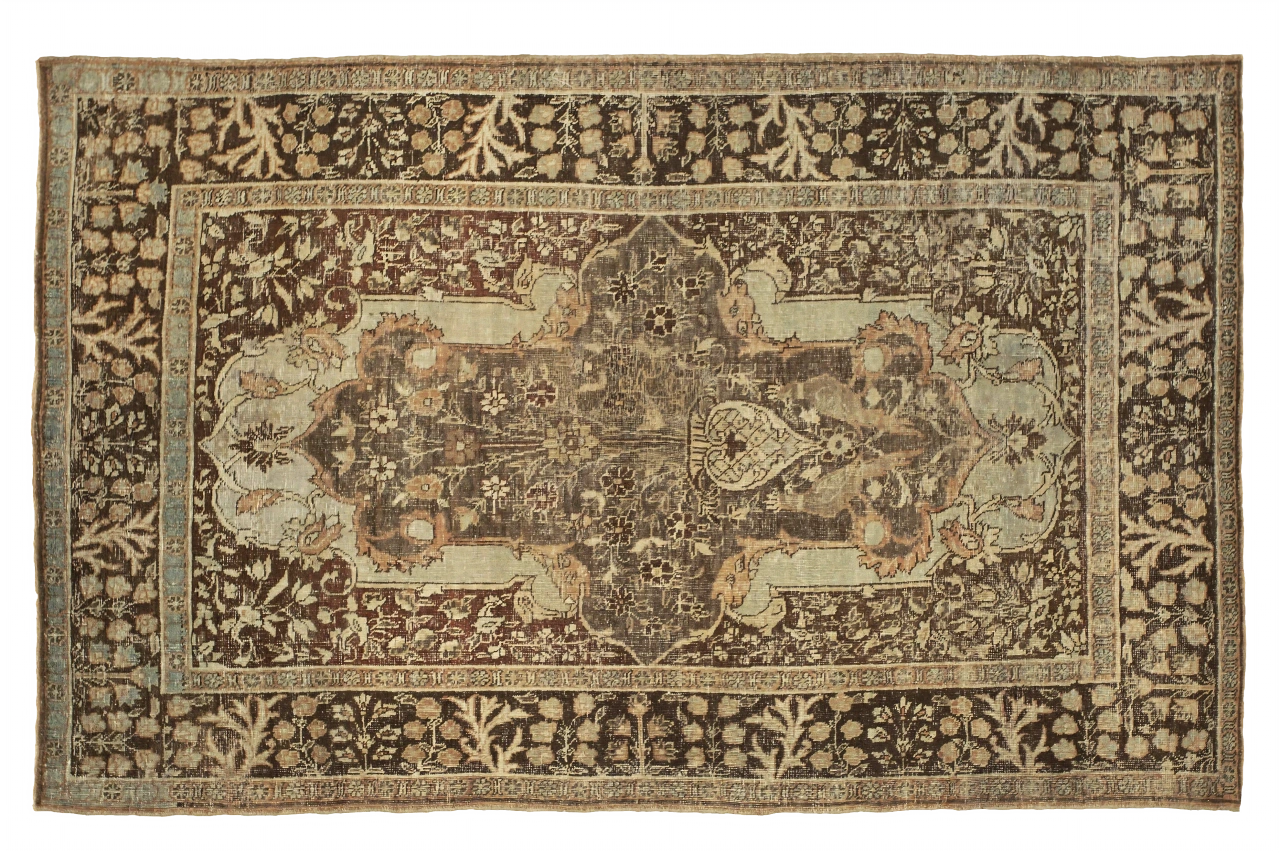 Antique Persian Mahal Transitional Rug 88766