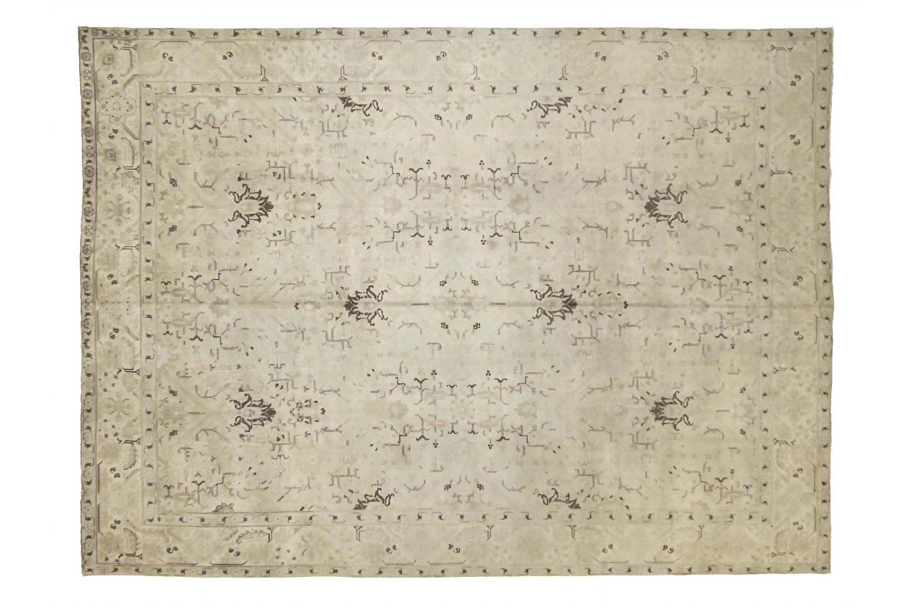 Antique Persian Tabriz Transitional Rug 88770