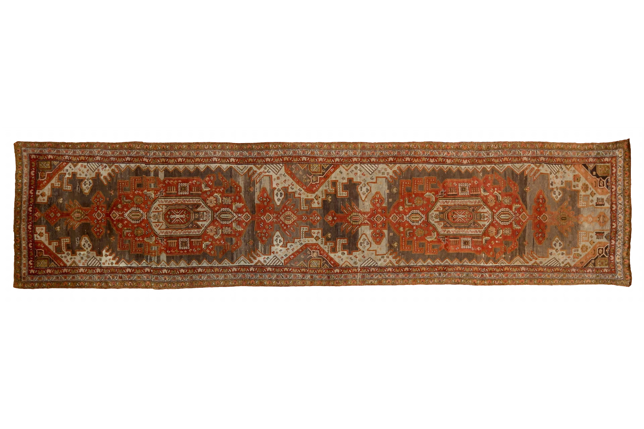 Antique Persian Malayer Traditional Rug 88771