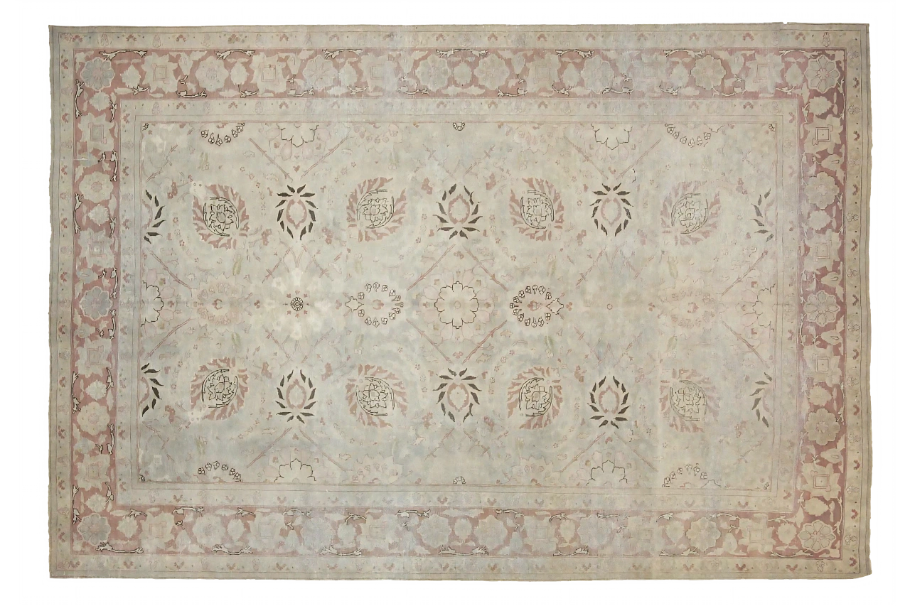 Antique Persian Tabriz Transitional Rug 88775