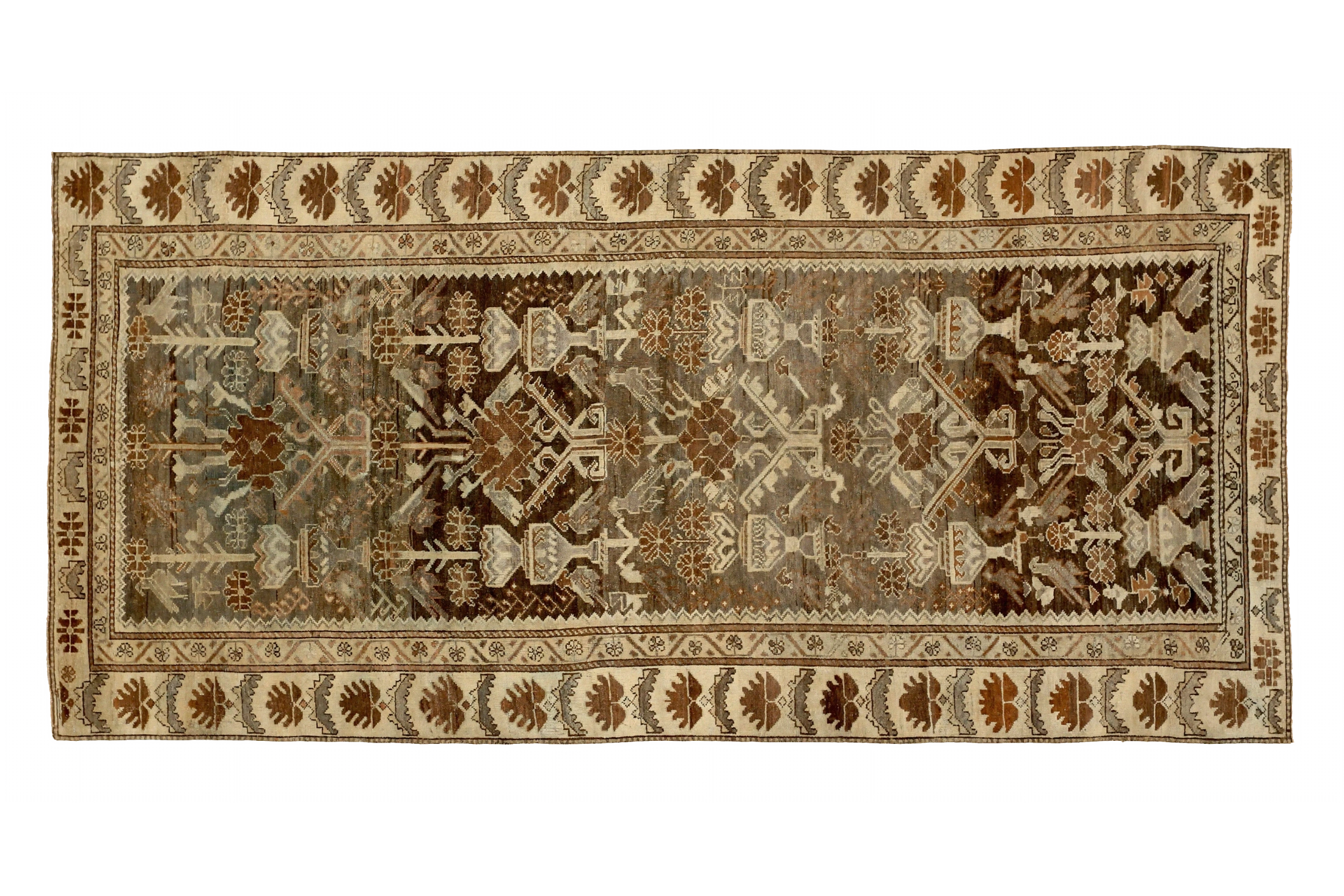 Antique Persian Malayer Transitional Rug 88776