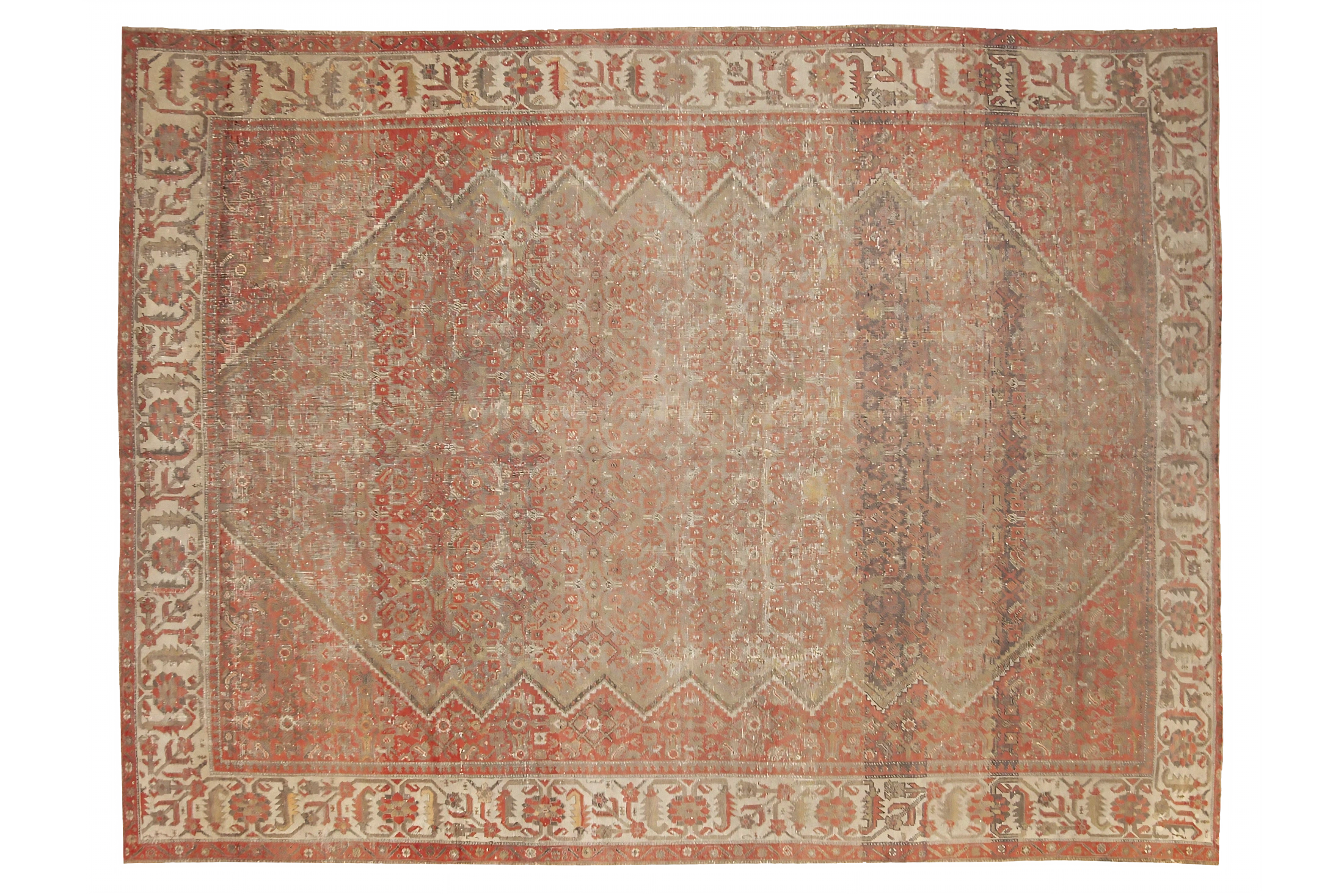 Antique Persian Malayer Transitional Rug 88780