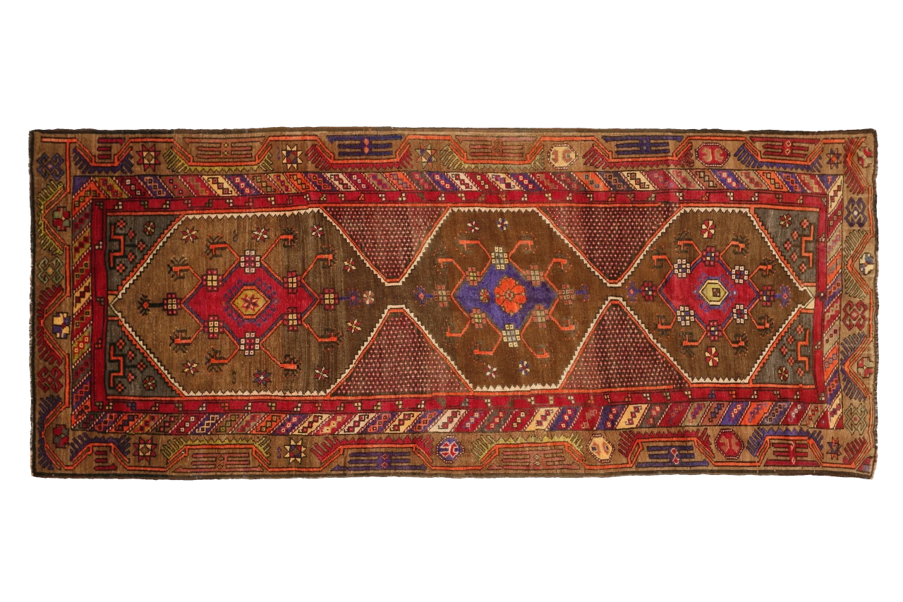 Antique Persian Kurdish Traditional Rug 88786