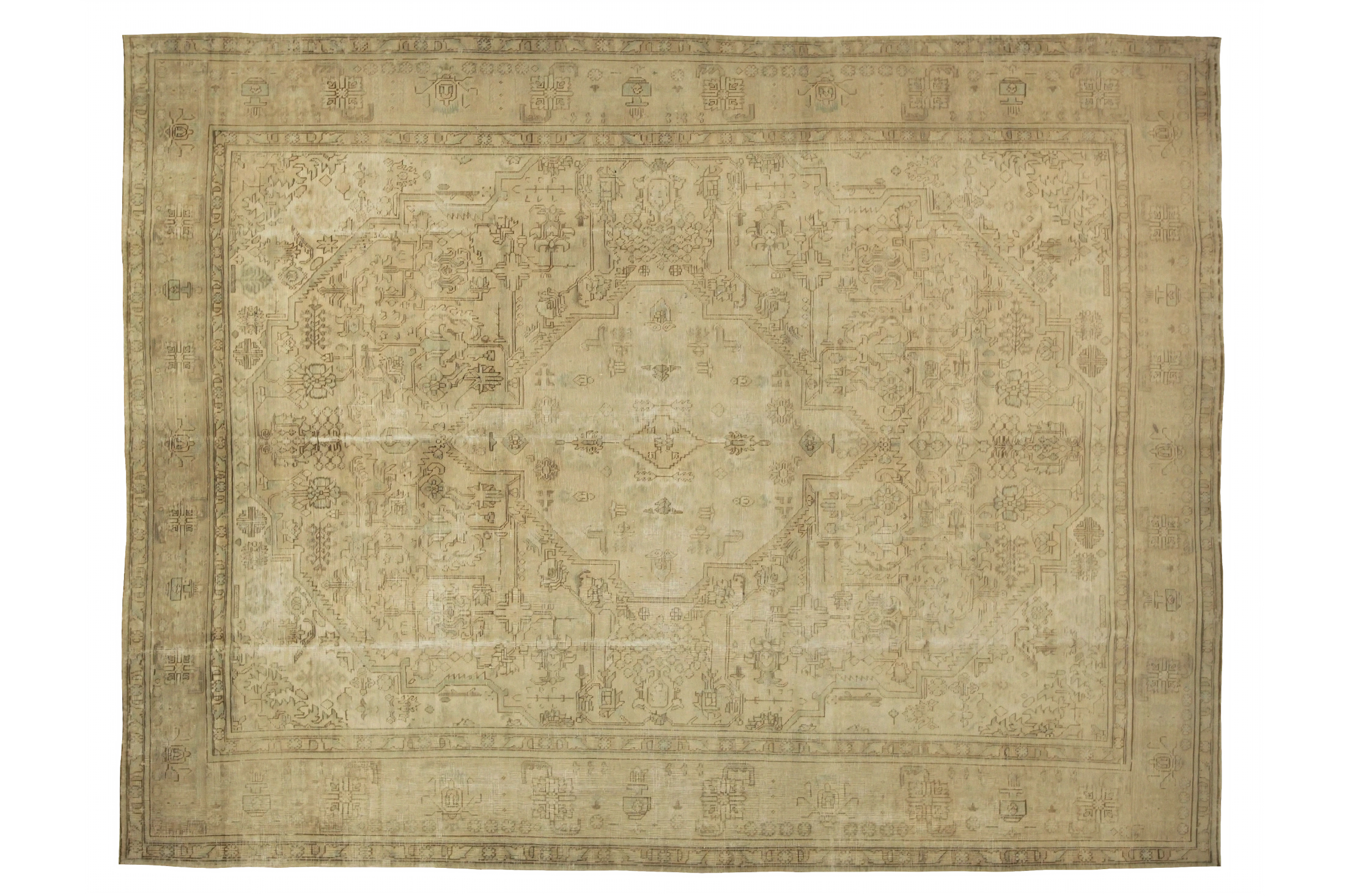 Antique Persian Transitional Rug 88852