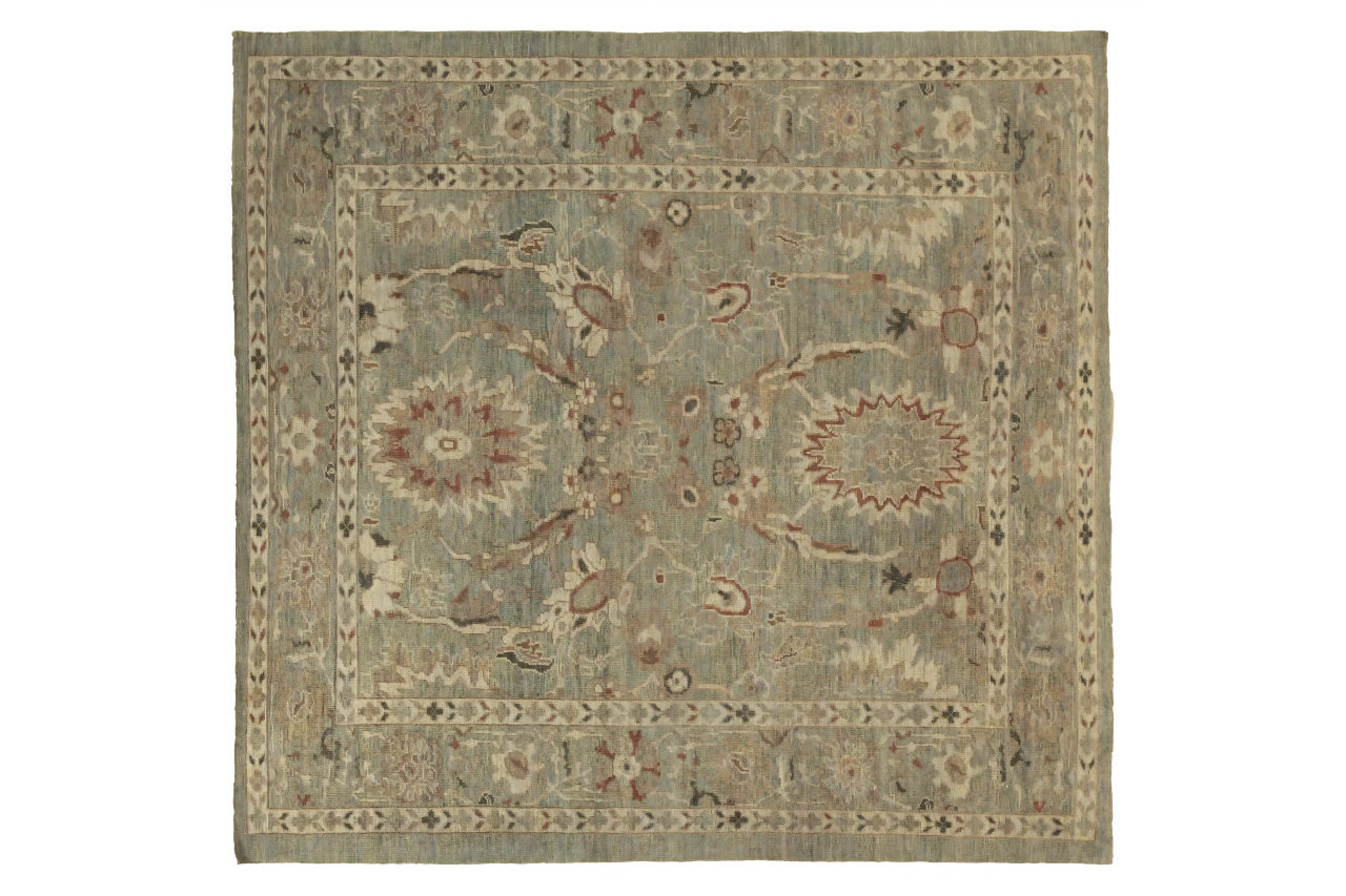 Persian Sultanabad Transitional Rug 88856