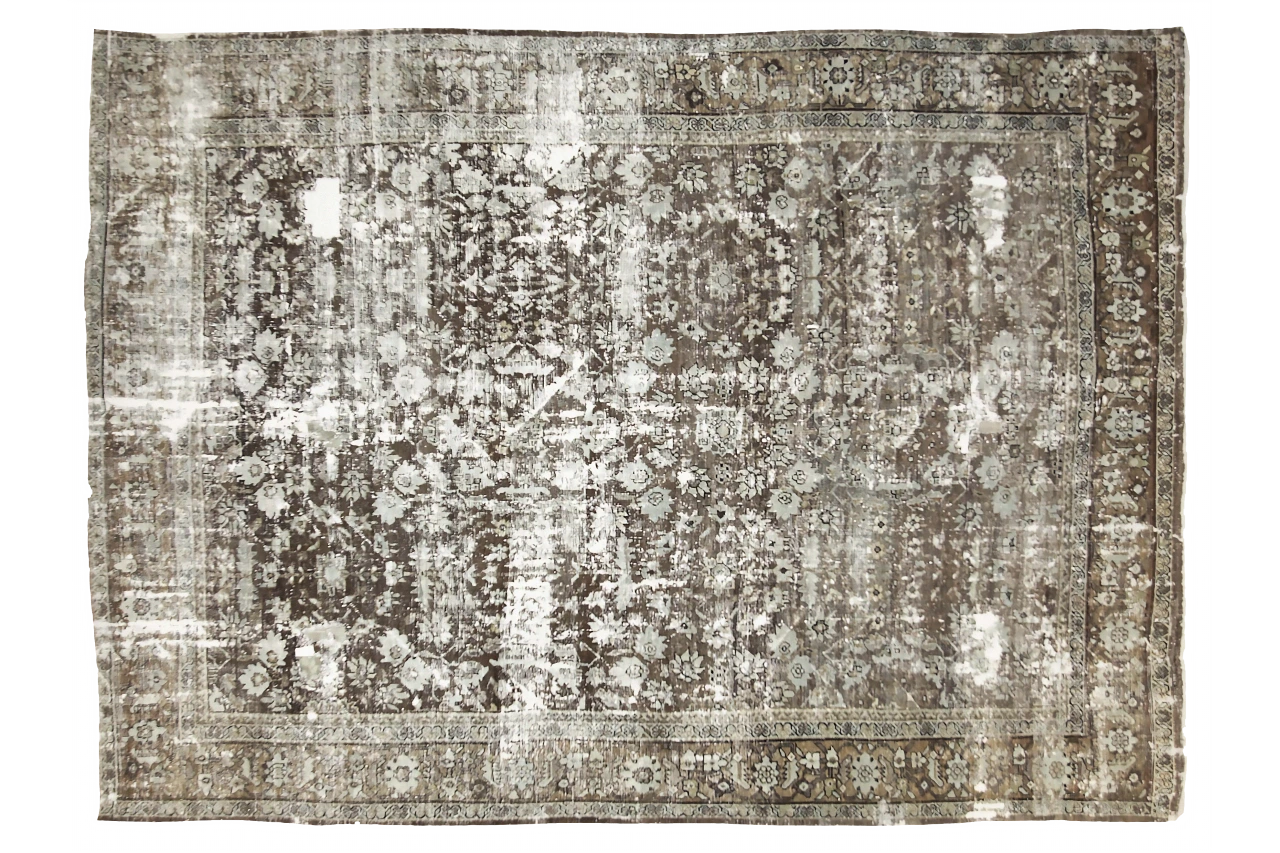 Antique Persian Sultanabad Transitional Rug 88920