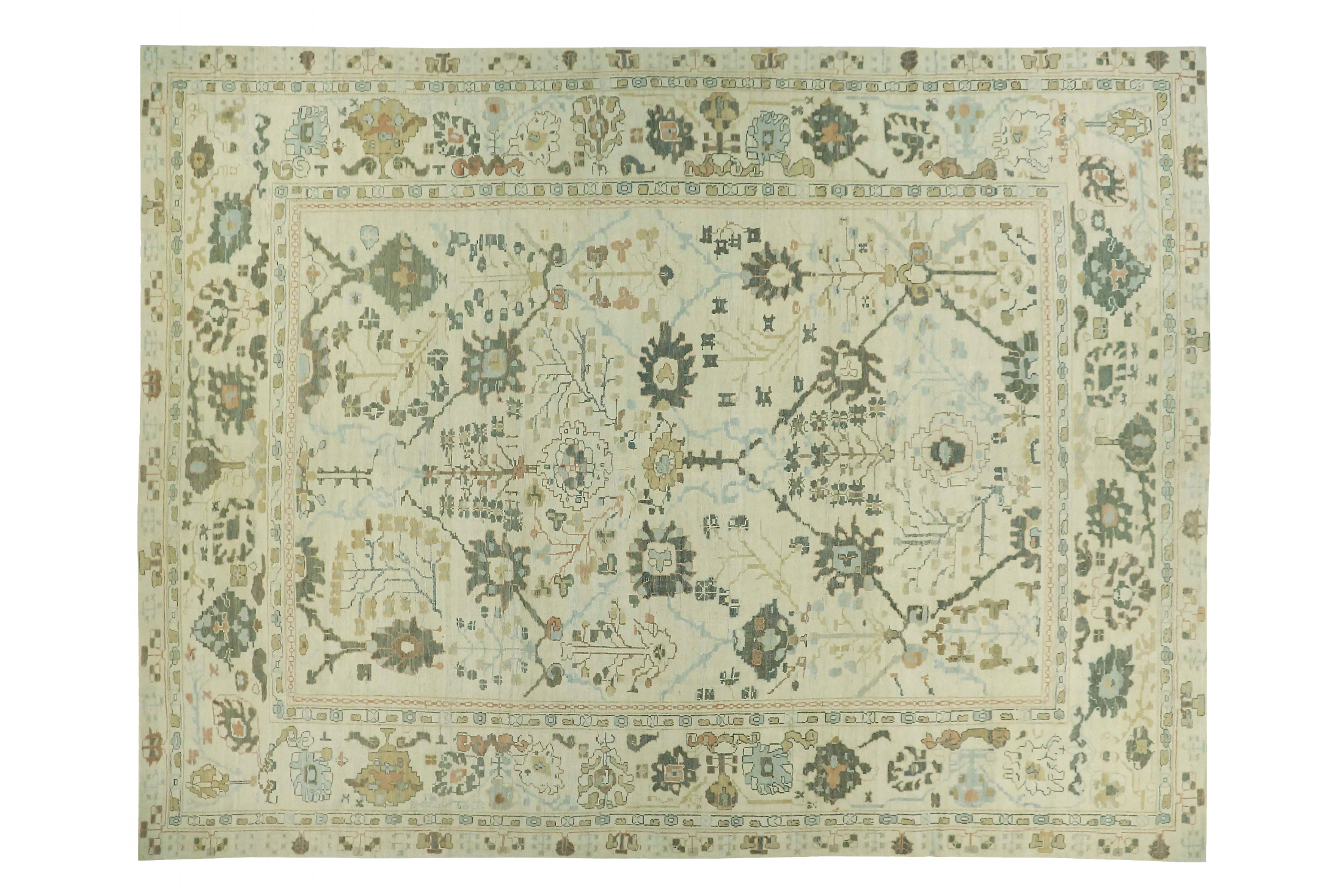 Persian Oushak Transitional Rug 88948