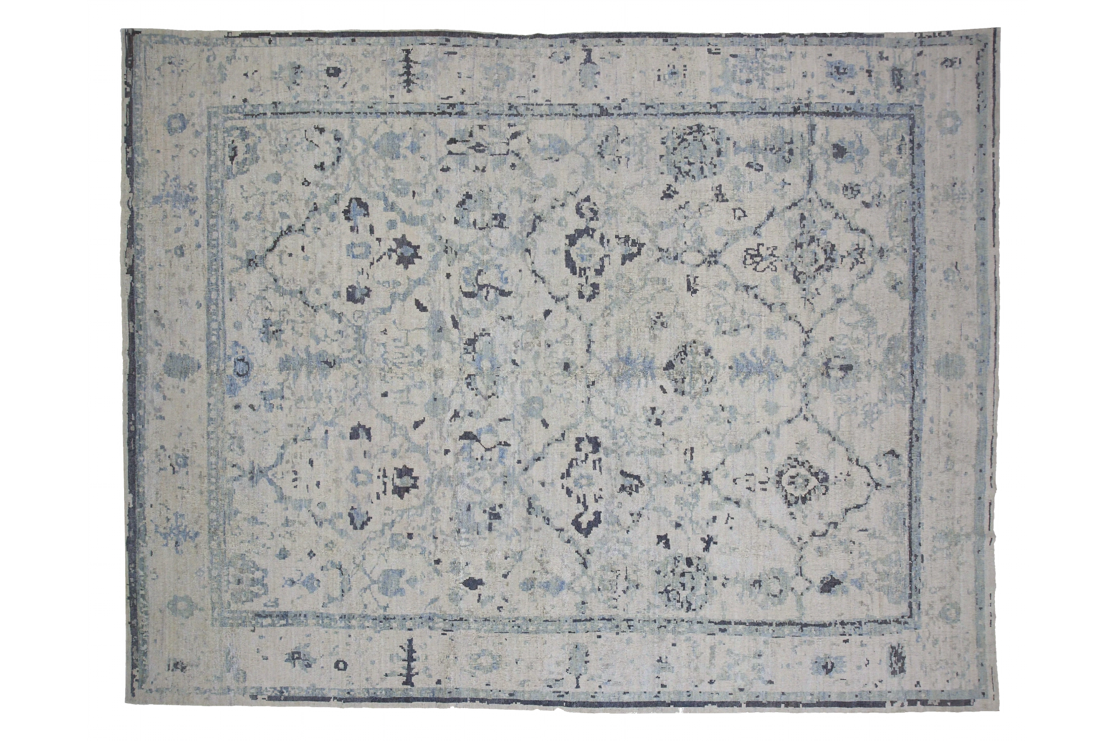 Persian Oushak Transitional Rug 88949