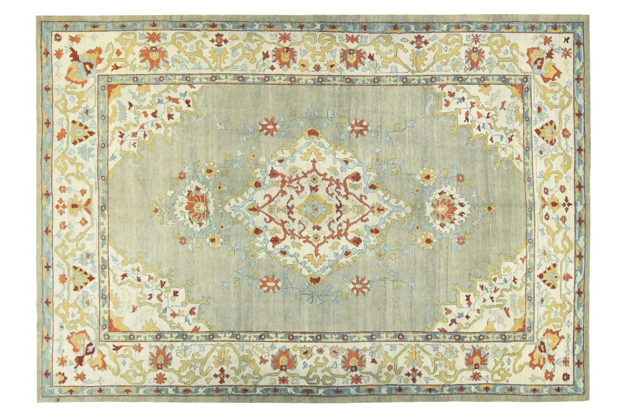 Persian Oushak Transitional Rug 88955