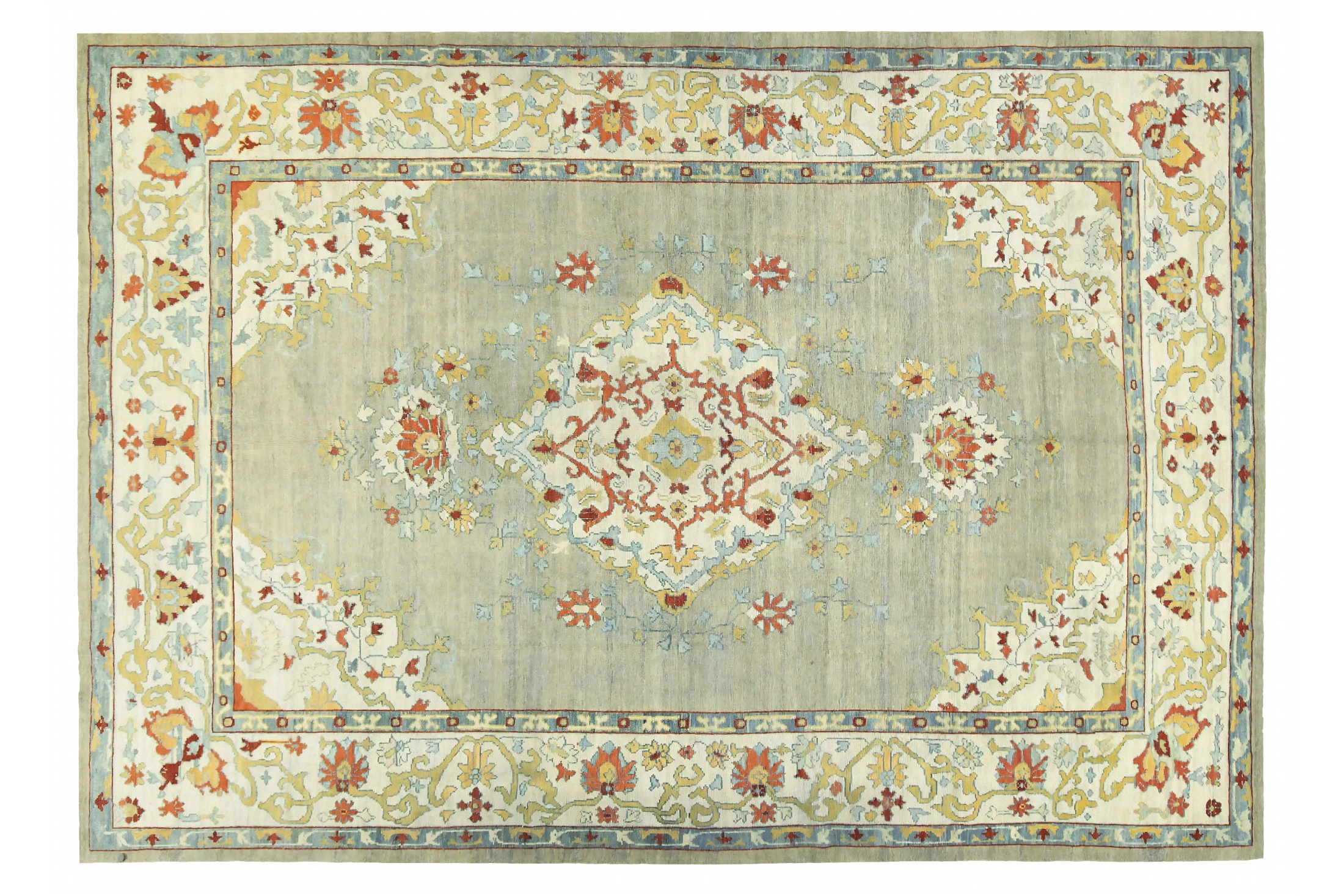 Persian Oushak Transitional Rug 88955