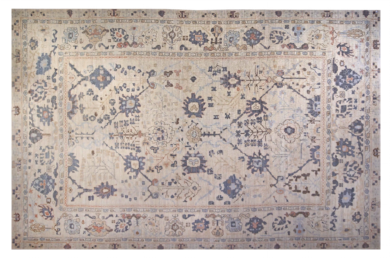 Persian Oushak Transitional Rug 88965