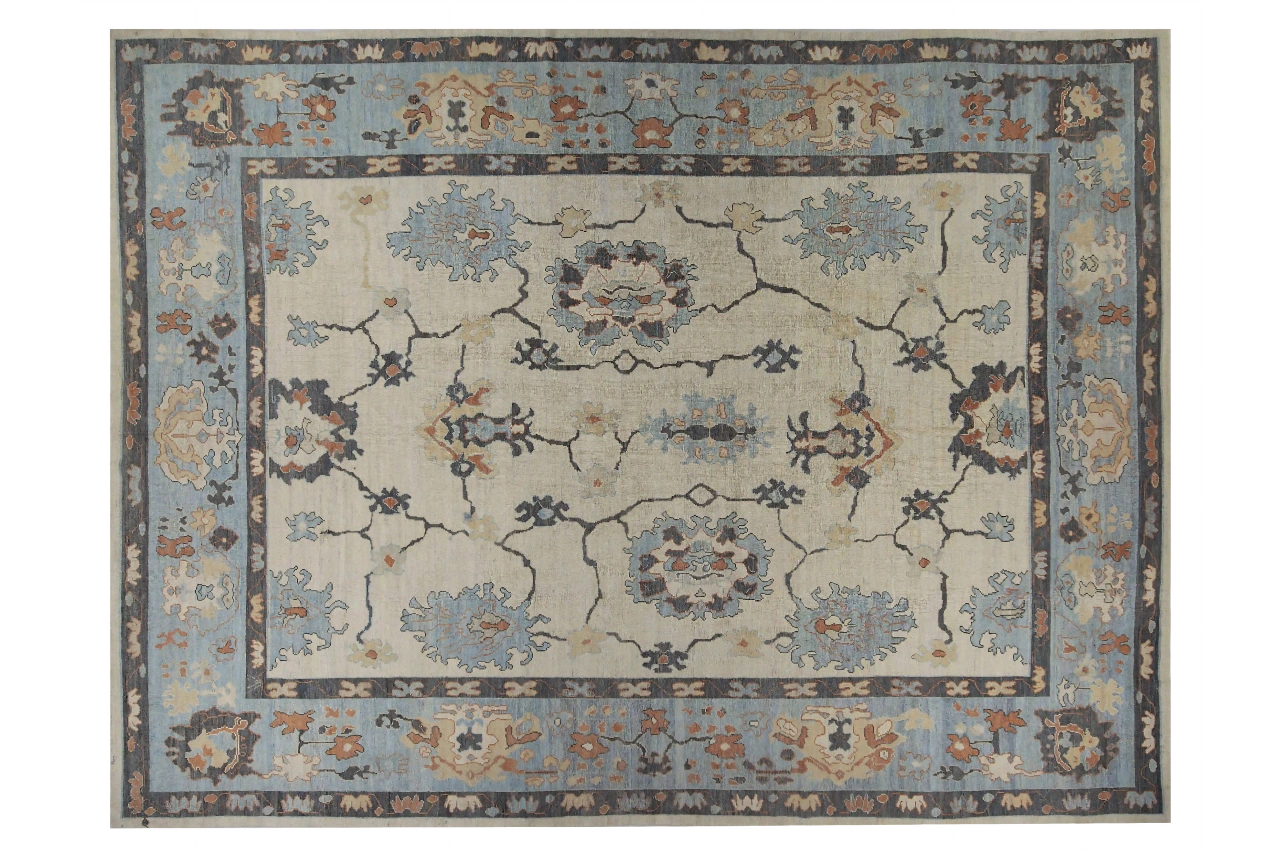 Persian Oushak Transitional Rug 88971