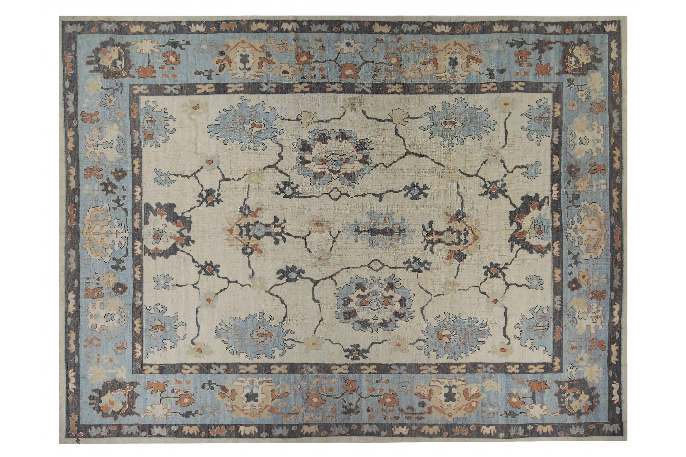 Persian Oushak Transitional Rug 88971