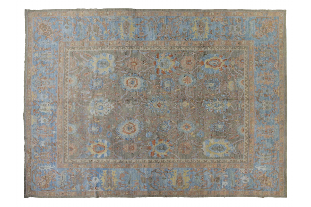 Persian Oushak Transitional Rug 88979