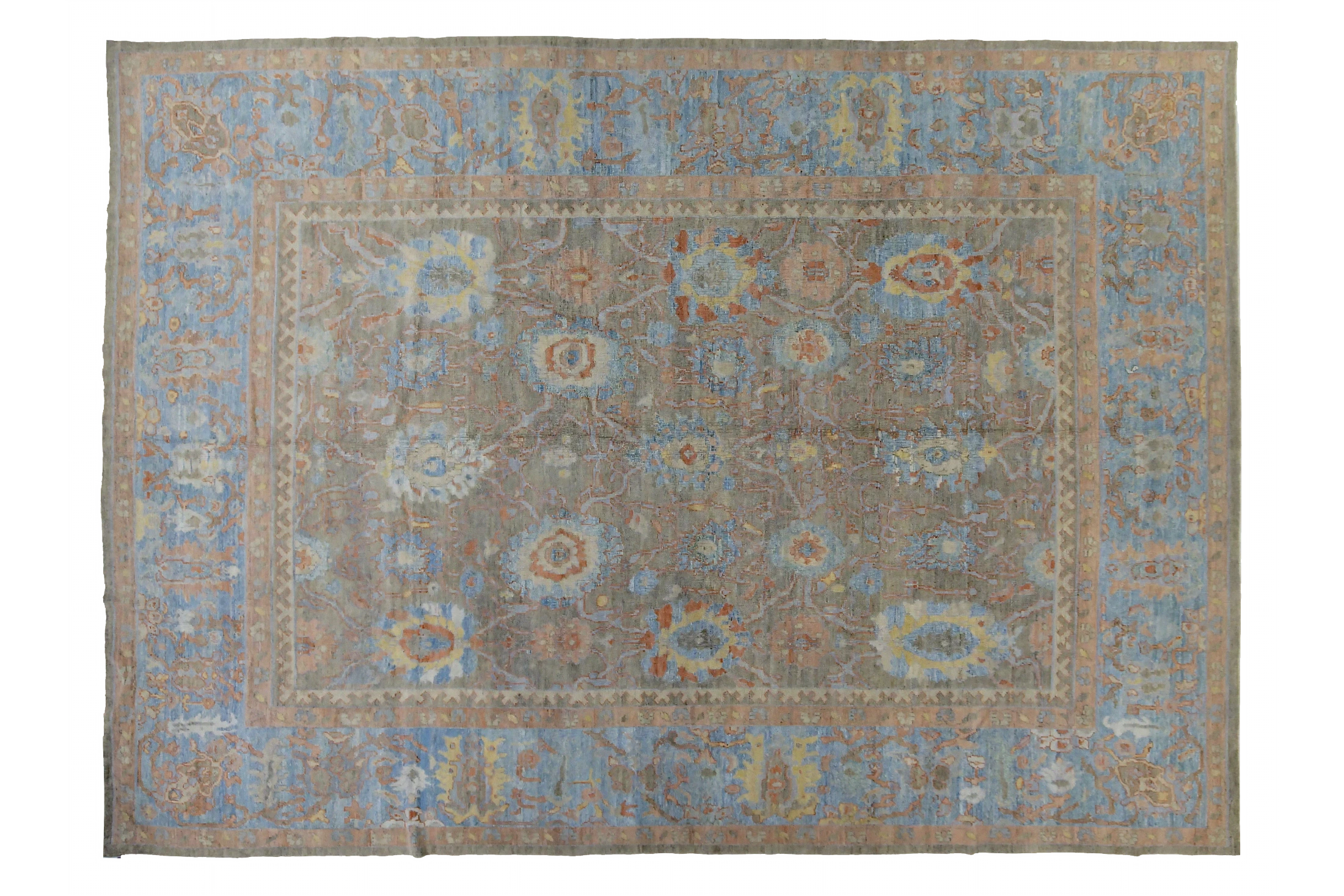 Persian Oushak Transitional Rug 88979