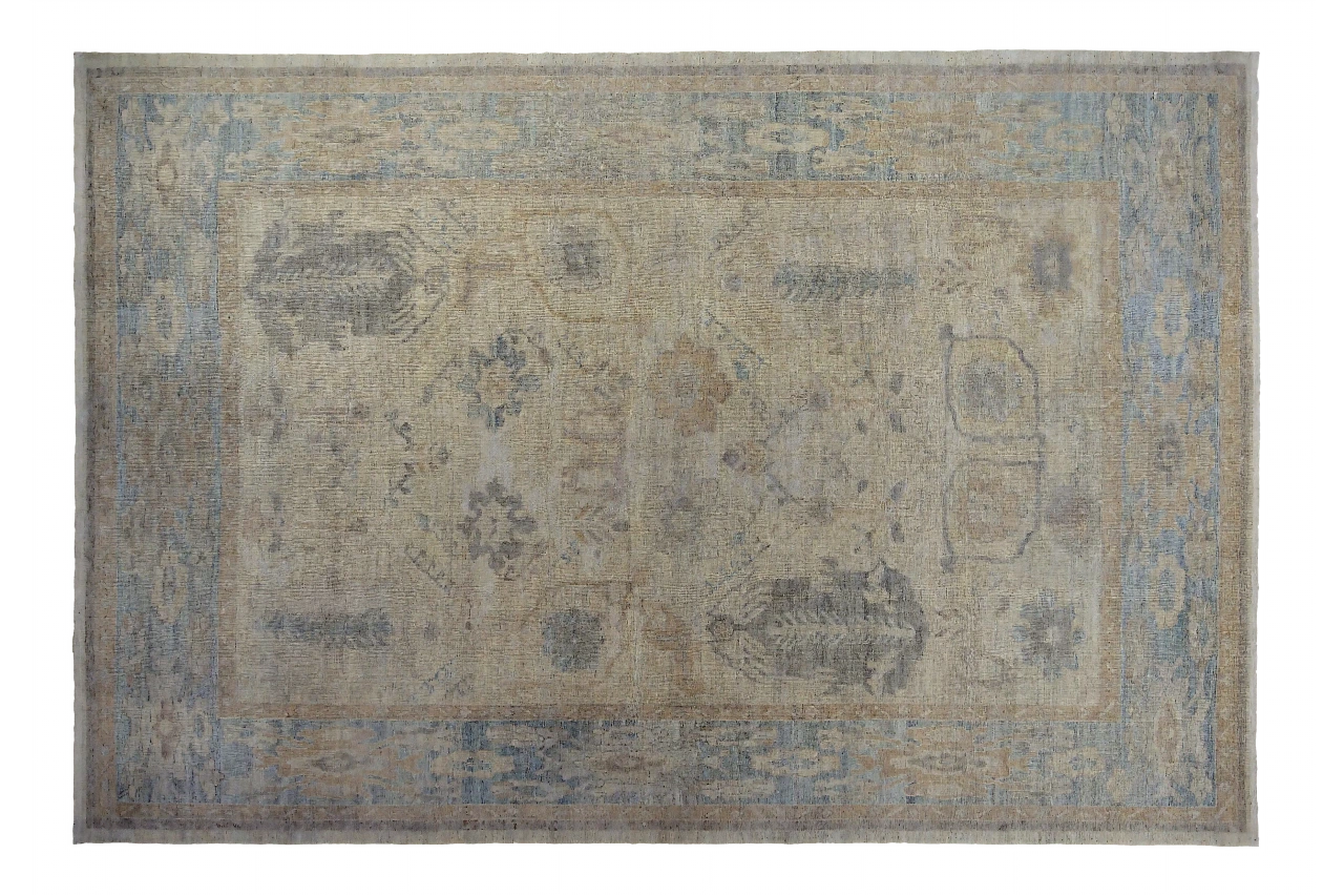 Persian Oushak Transitional Rug 88982