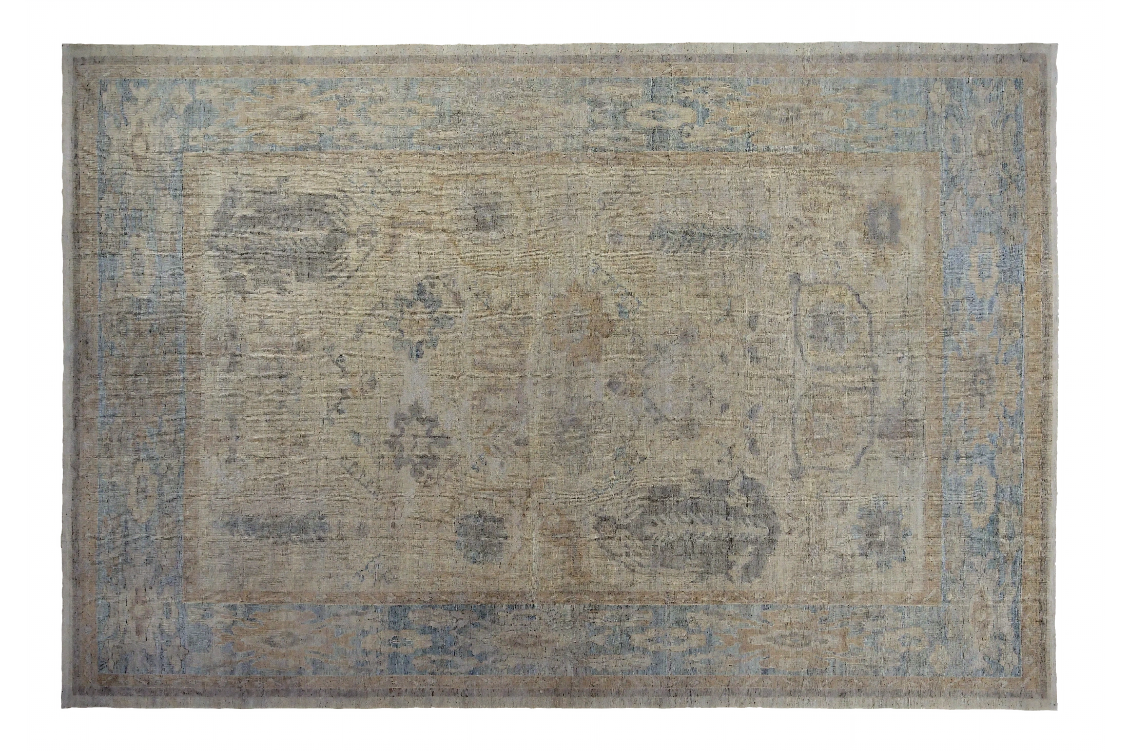Persian Oushak Transitional Rug 88982