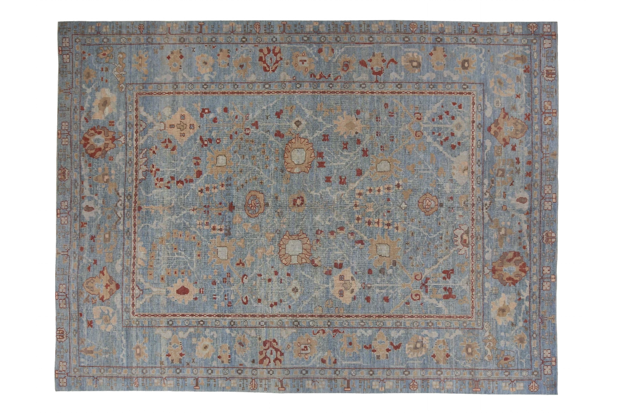 Persian Oushak Transitional Rug 88985