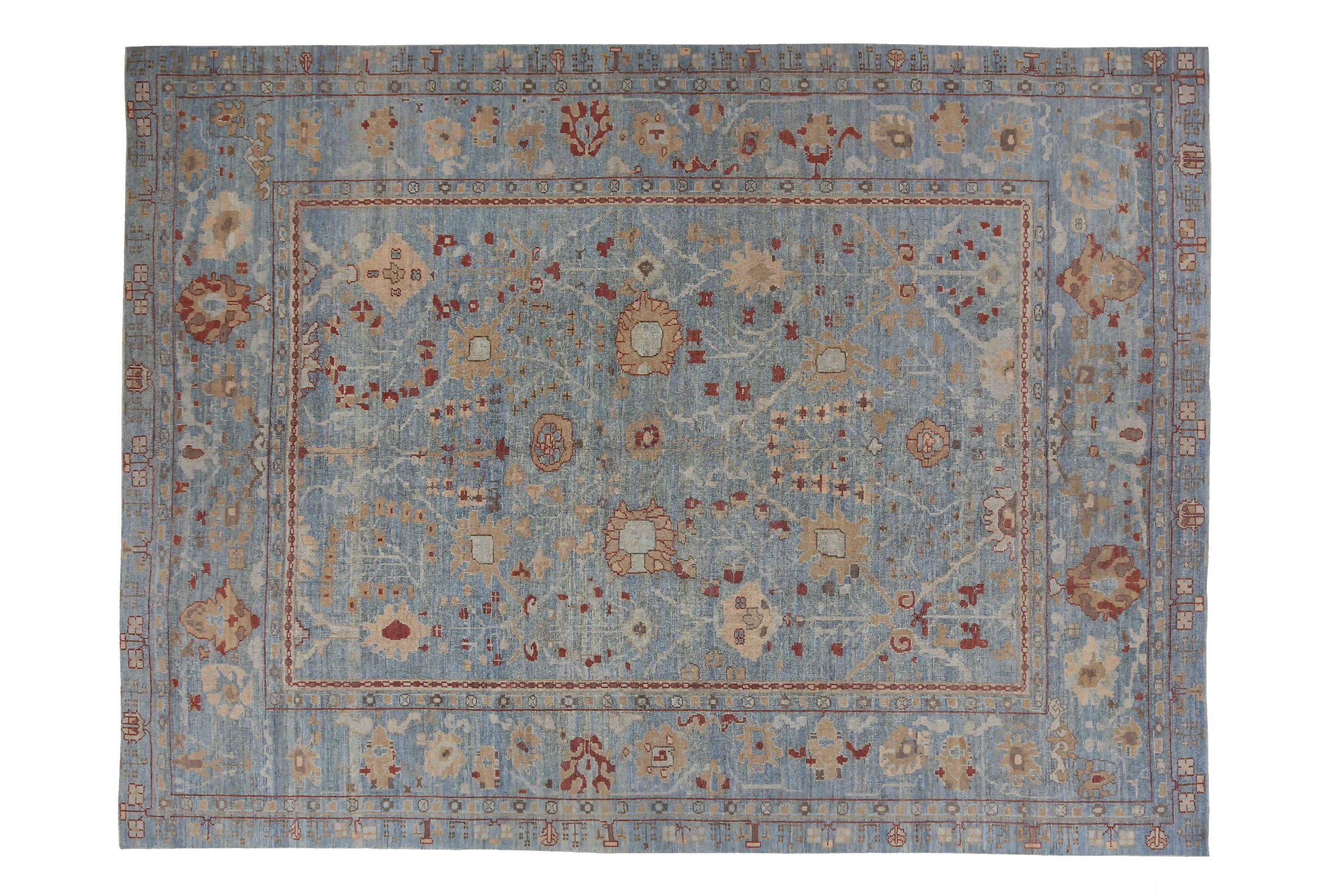 Persian Oushak Transitional Rug 88985