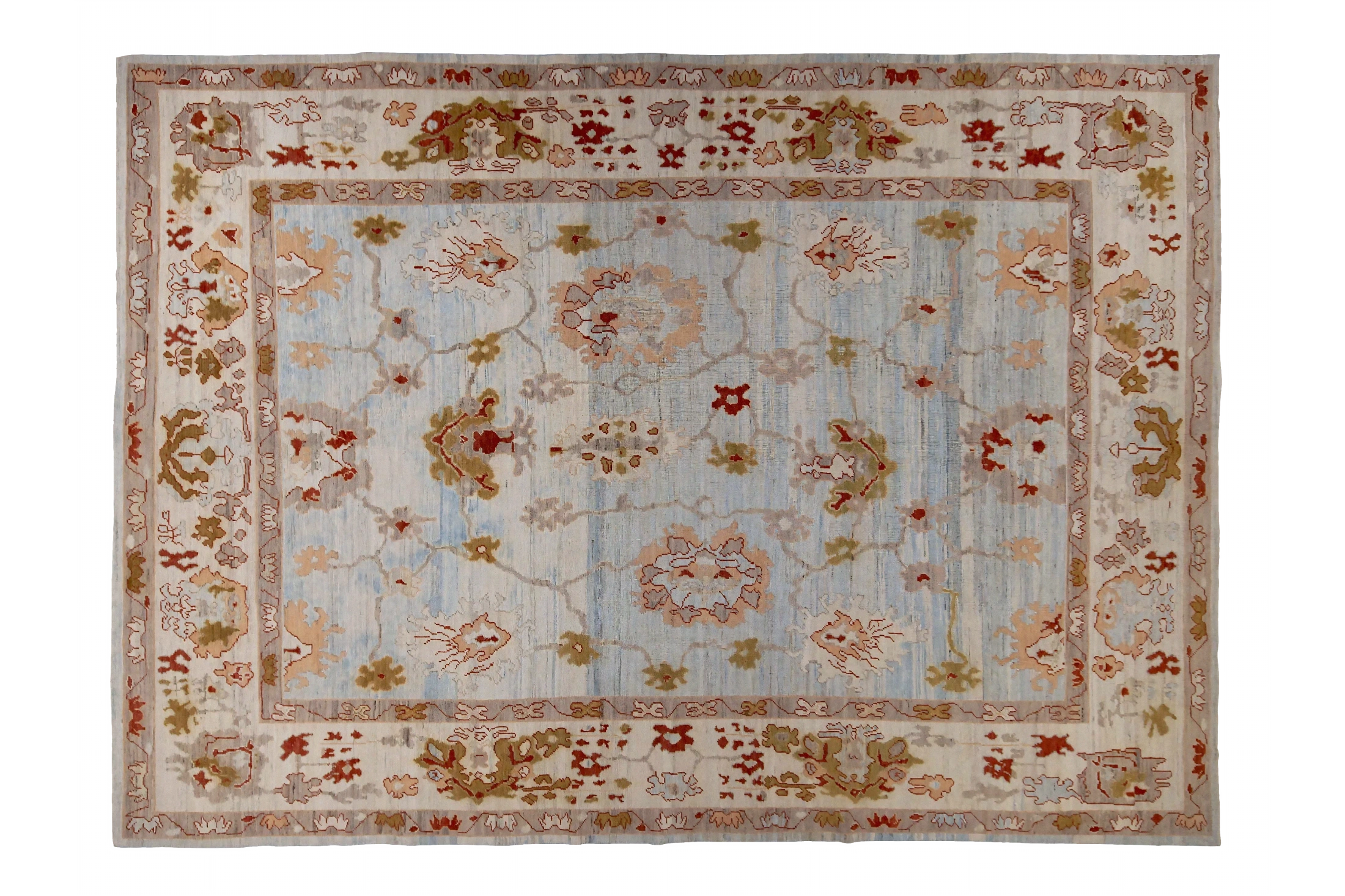 Persian Oushak Traditional Rug 89009