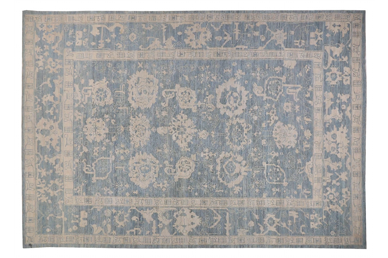 Persian Oushak Transitional Rug 89015