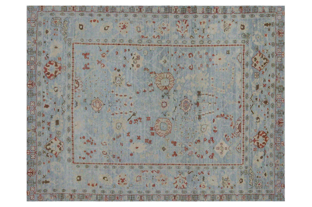 Persian Oushak Transitional Rug 89046
