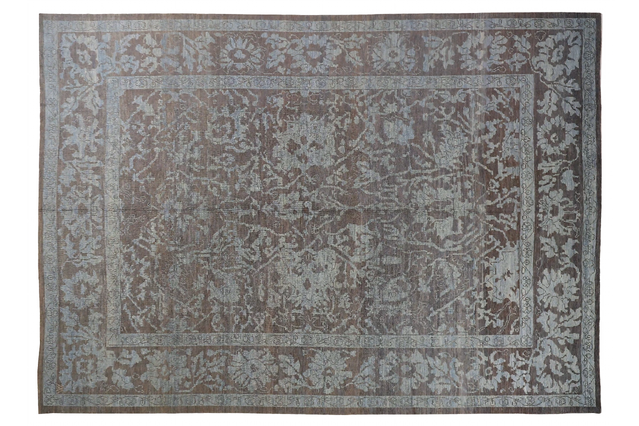 Persian Oushak Transitional Rug 89072
