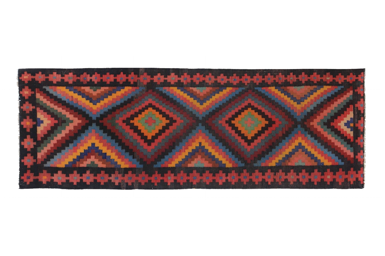 Antique Persian Transitional Rug 89173