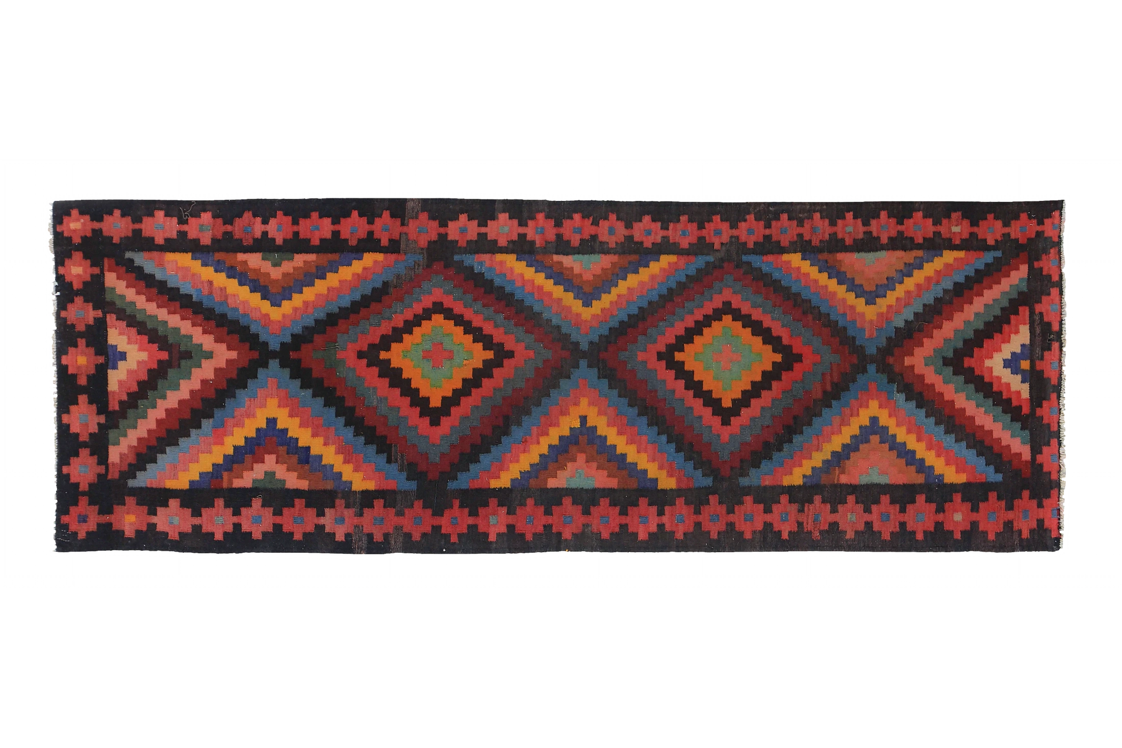 Antique Persian Transitional Rug 89173